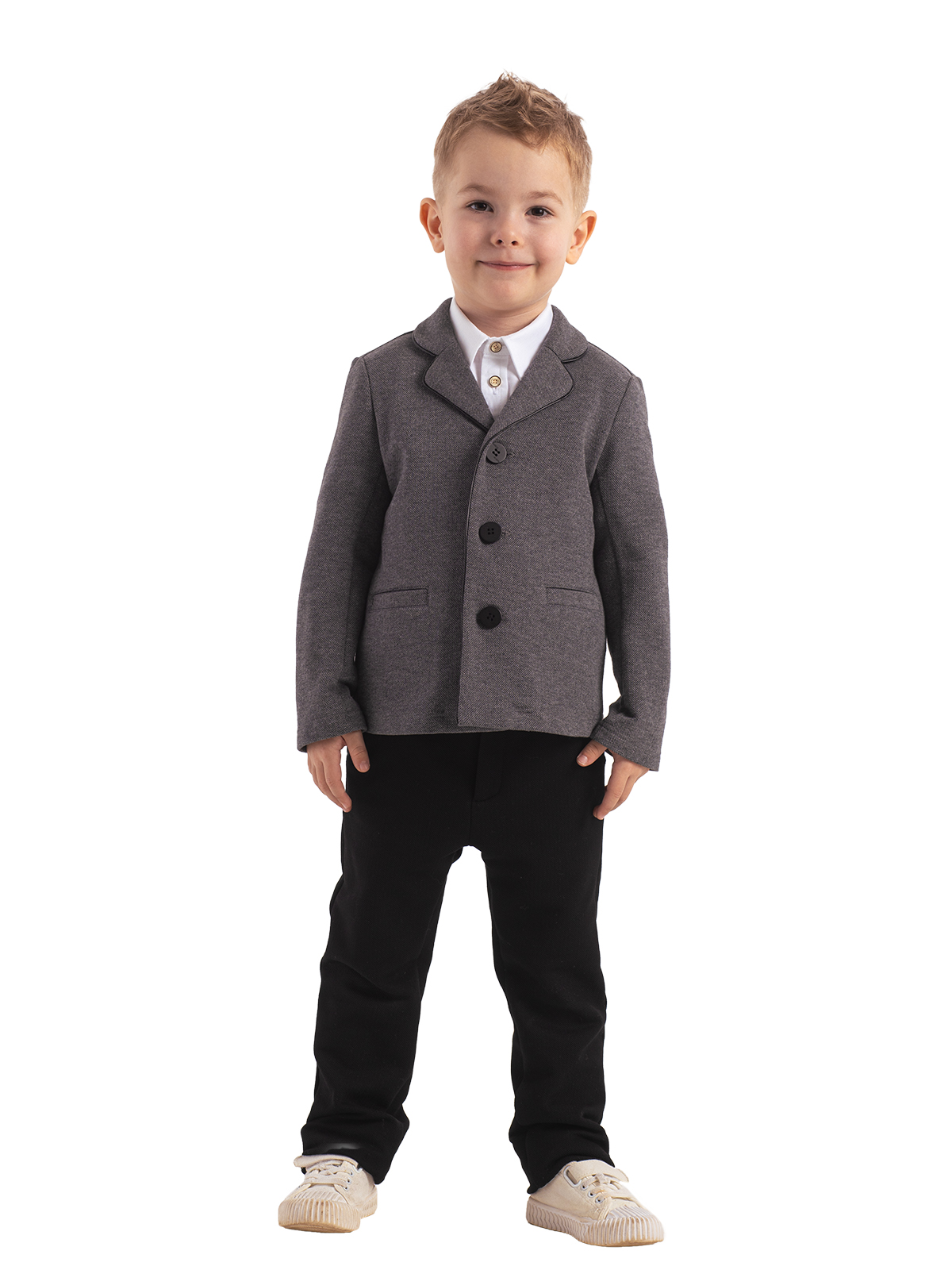 Брюки для мальчика О26297 (черный)