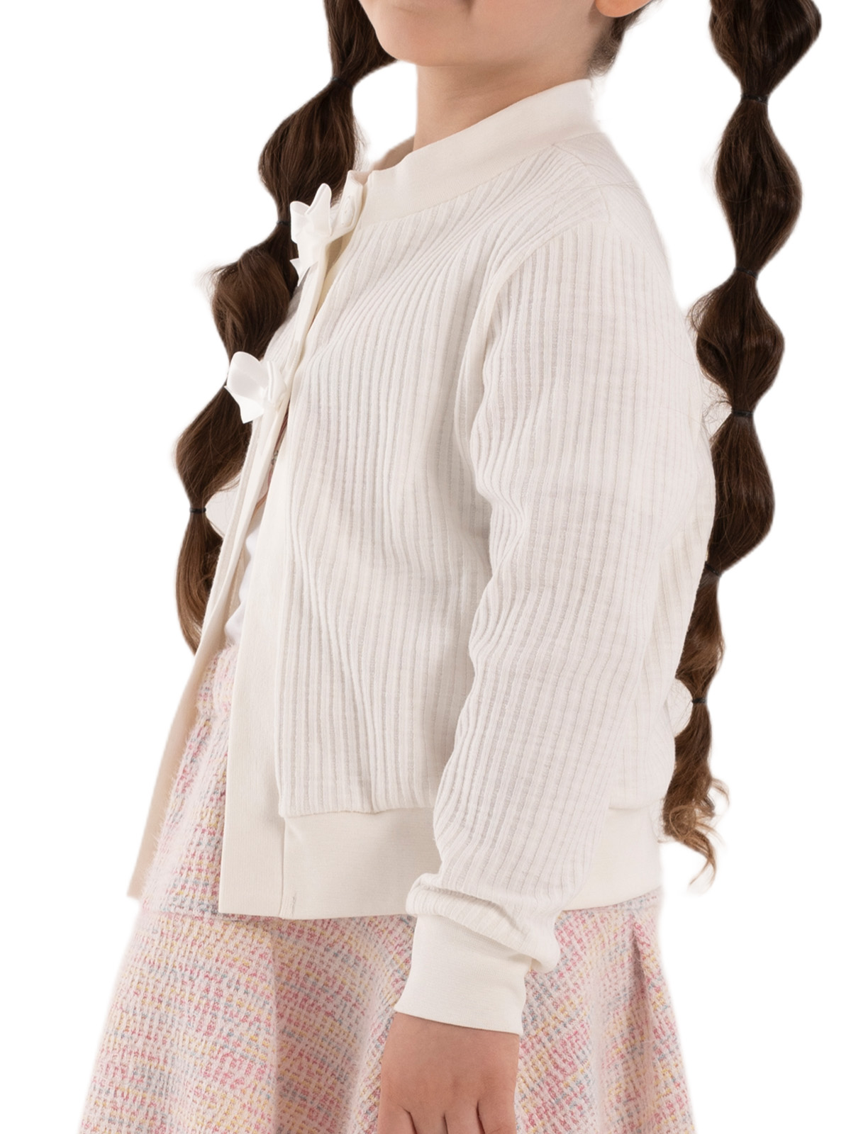 Джемпер для девочки О67105 (молочный)