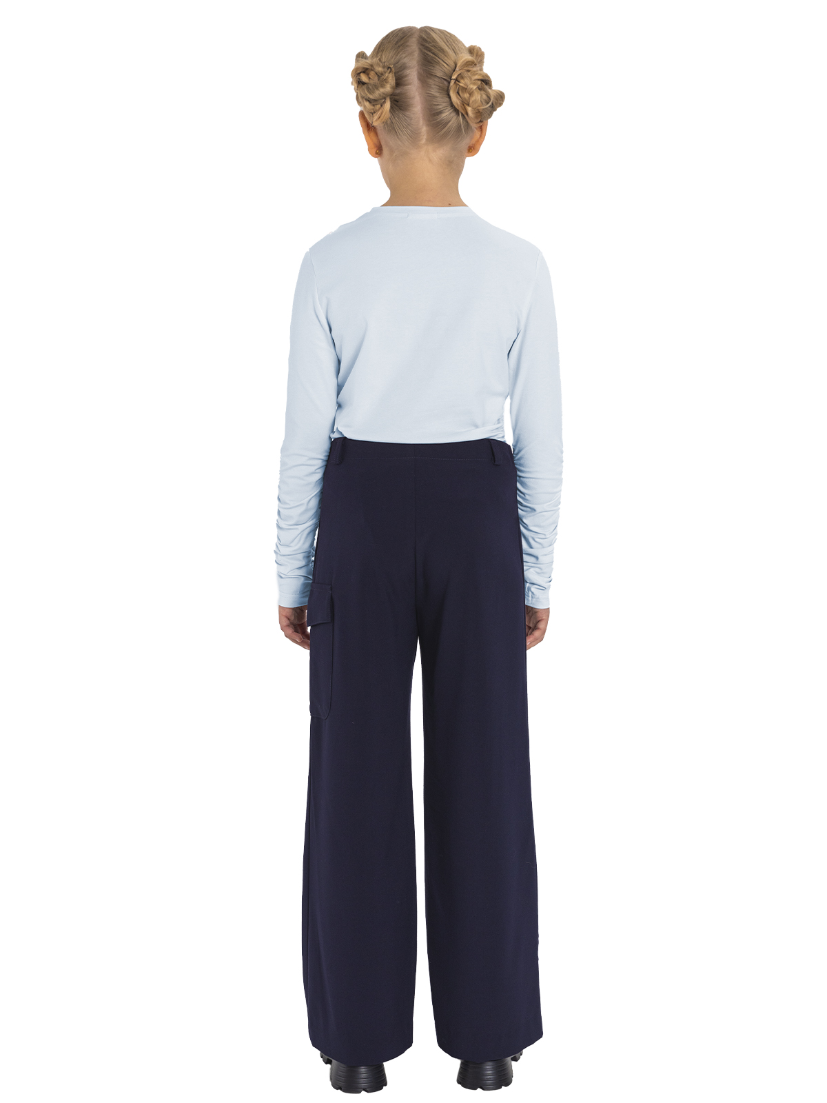 Джемпер для девочки О77050 (голубой)