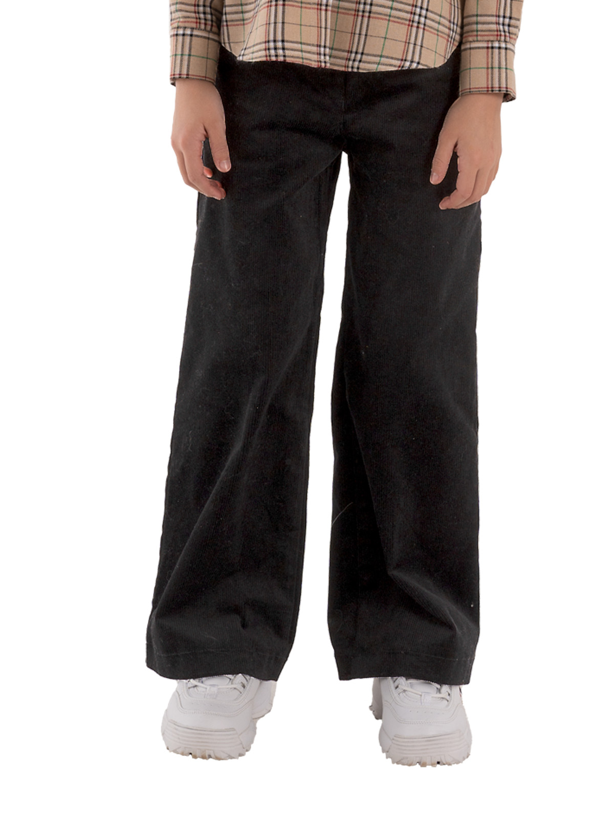 Брюки для девочки О66573 (черный)