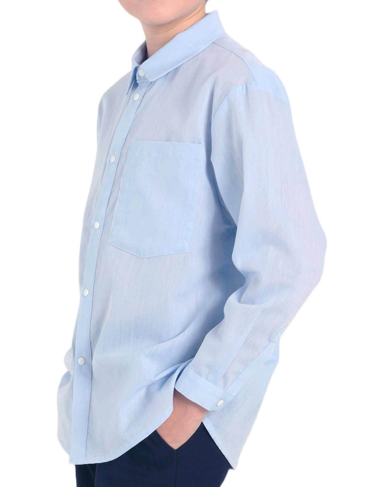 Верхняя сорочка для мальчика О17065 (голубой)