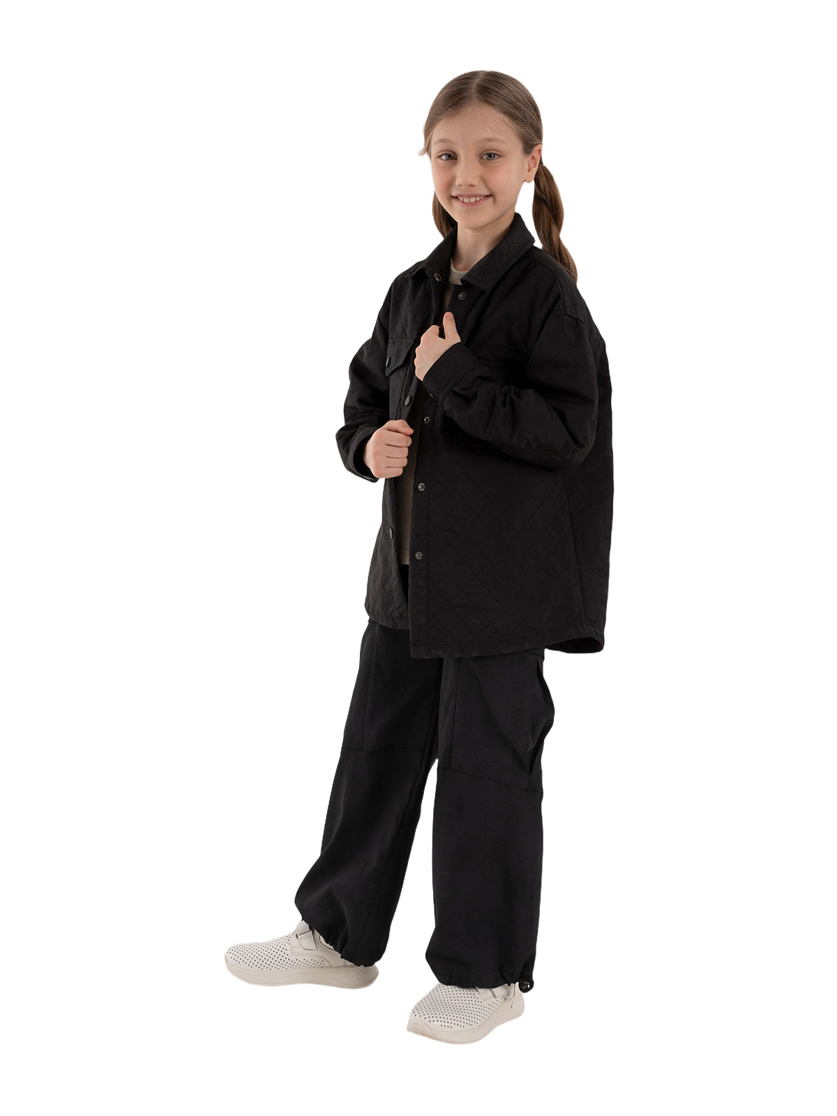 Куртка для девочки О66184 (черный)