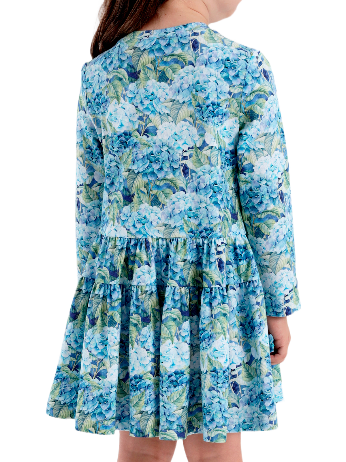 Платье для девочки О57154 (голубой)