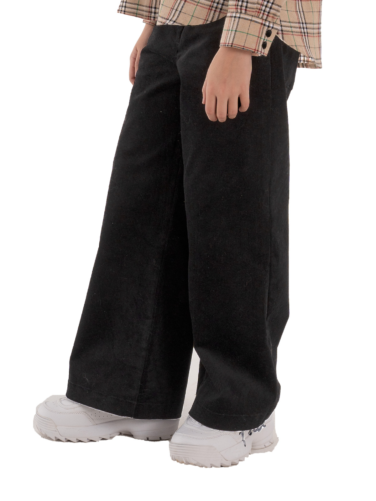 Брюки для девочки О66573 (черный)