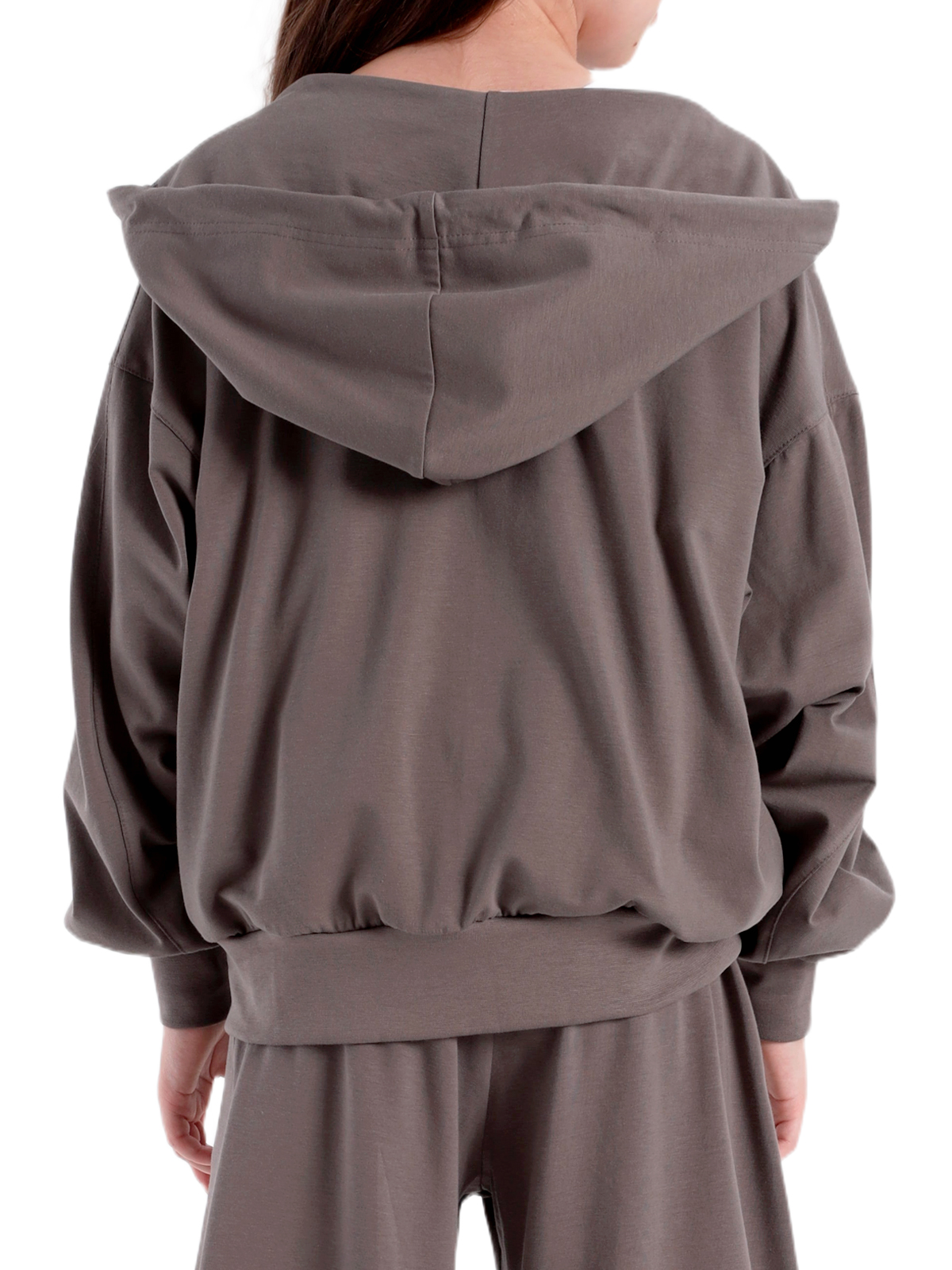 Джемпер для девочки О57278 (серый)