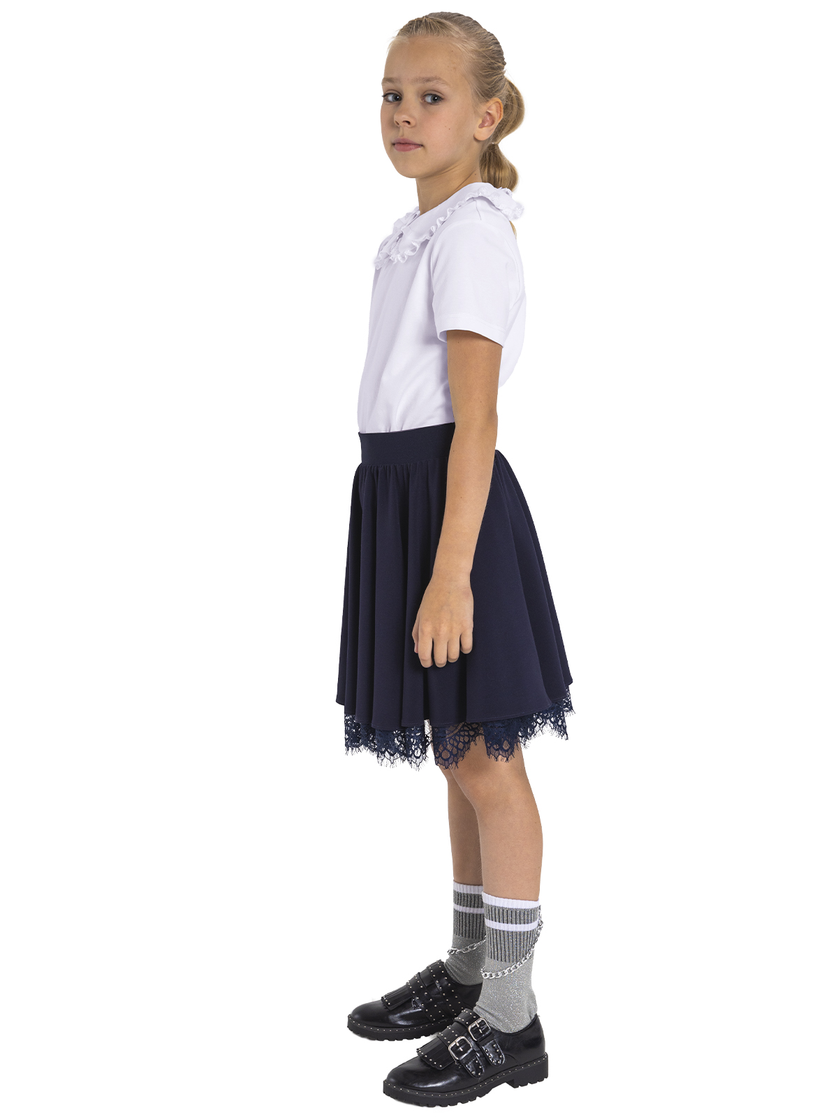 Блузка для девочки О76977 (белый)