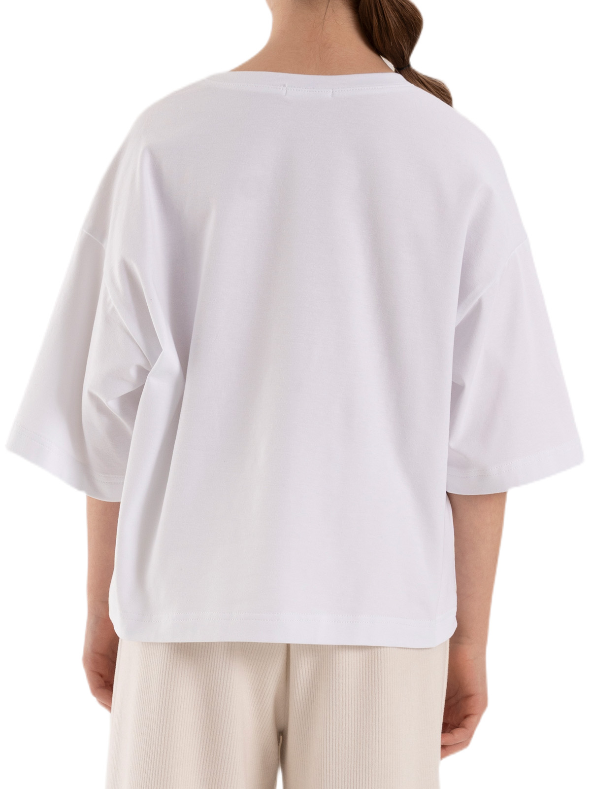 Джемпер для девочки О67079 (белый)