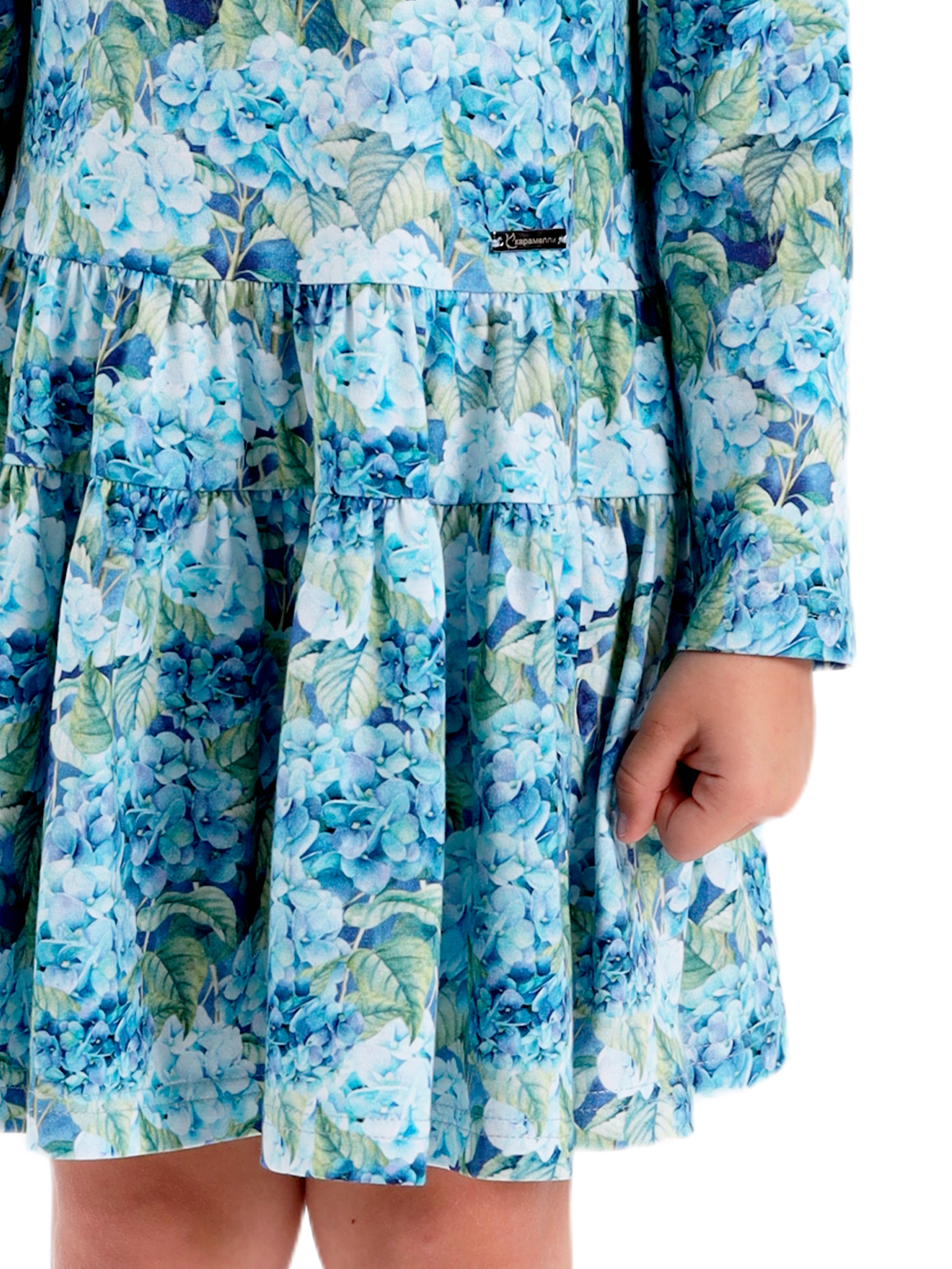 Платье для девочки О57154 (голубой)