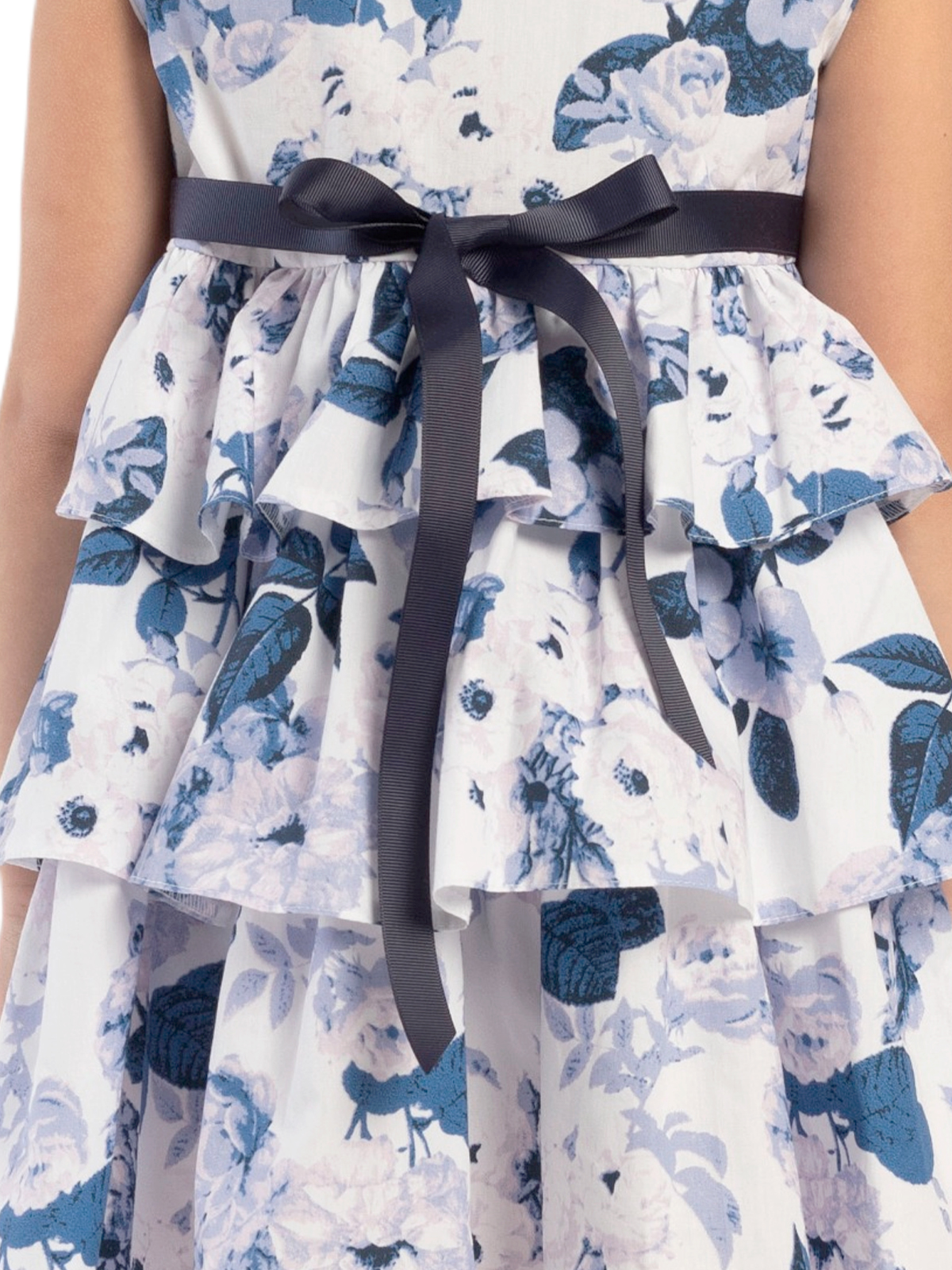 Платье для девочки О54027 (синий)