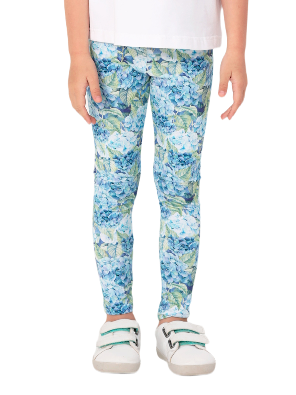 Брюки для девочки О57245 (голубой)