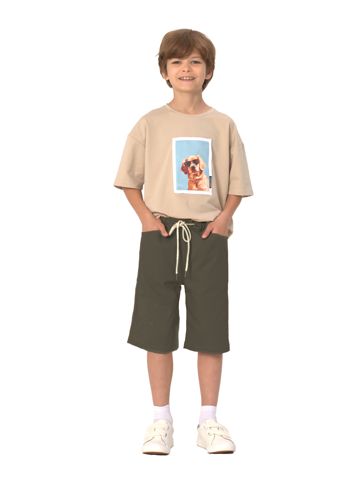 Шорты для мальчика О46952 (хаки)