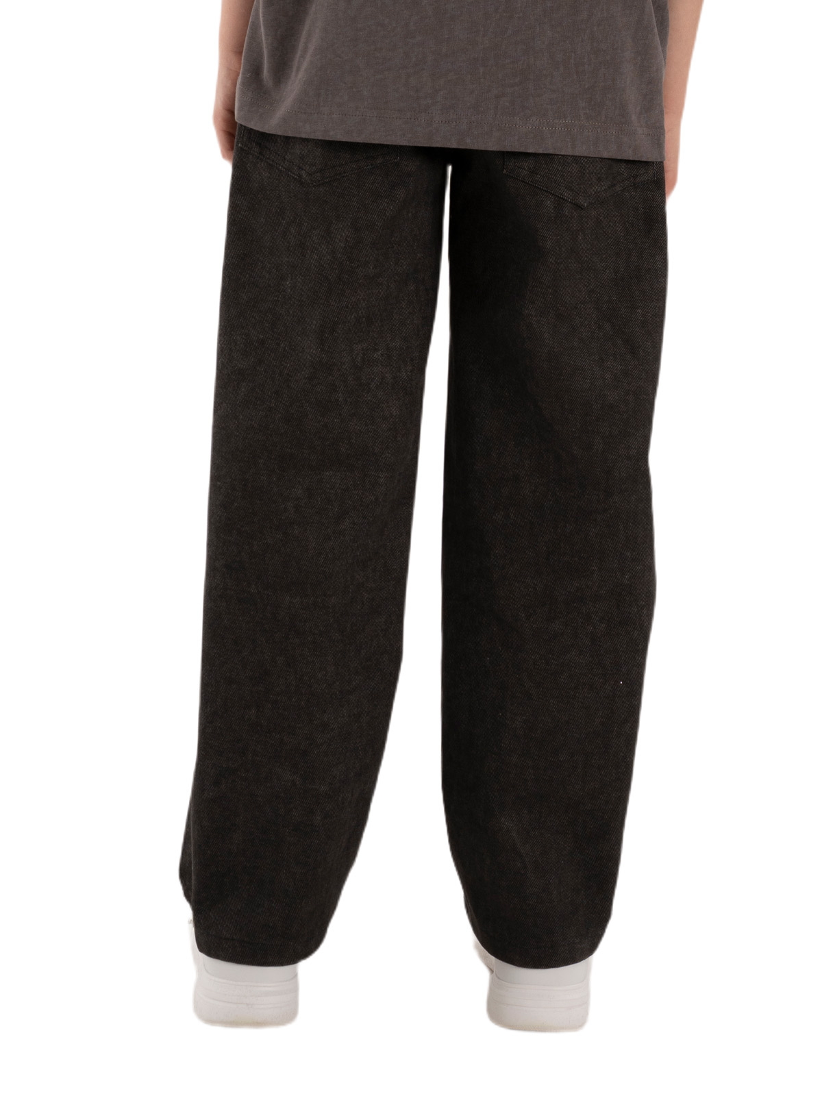 Брюки для девочки О67081 (черный)