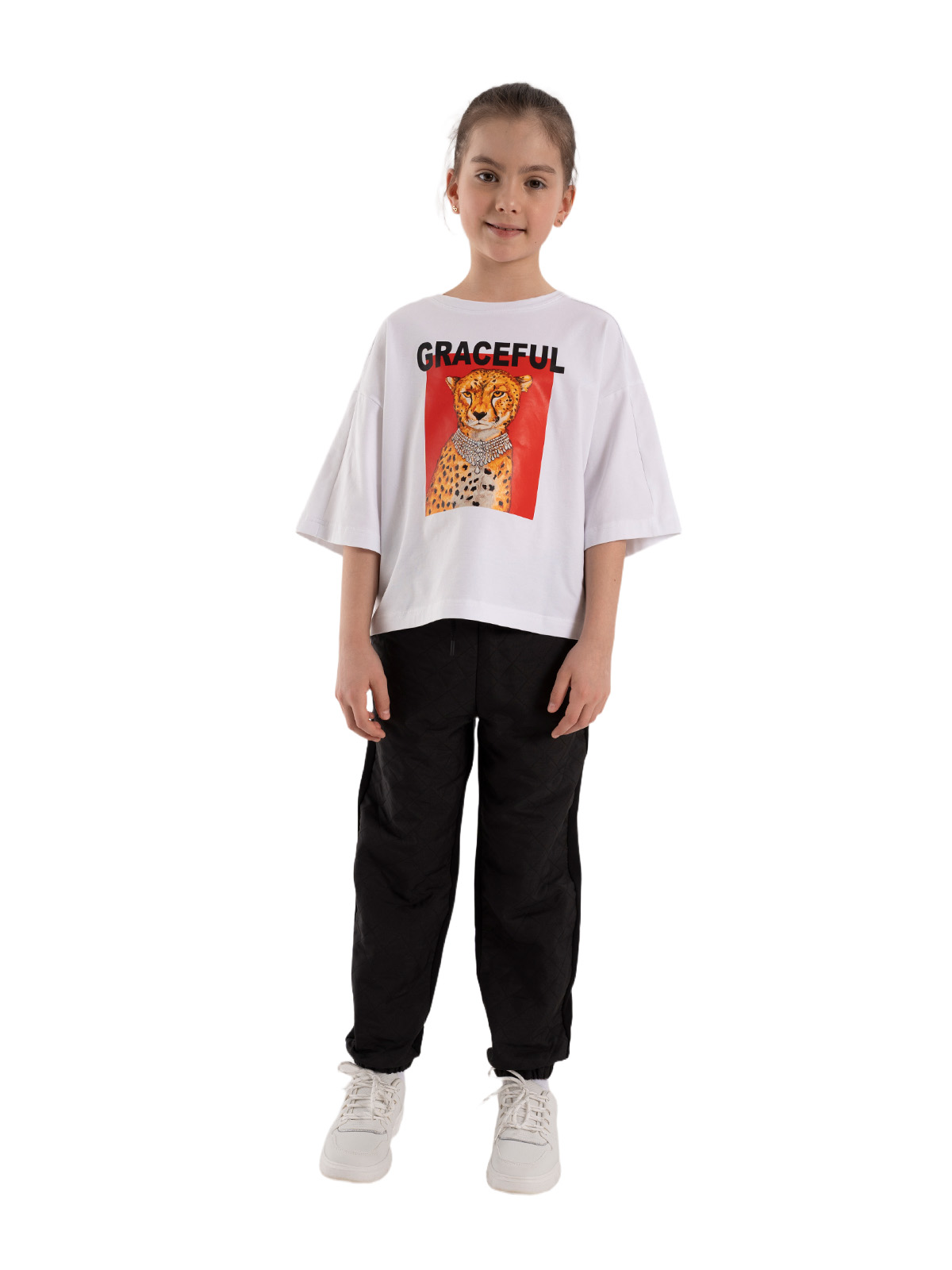 Джемпер для девочки О67079 (белый)