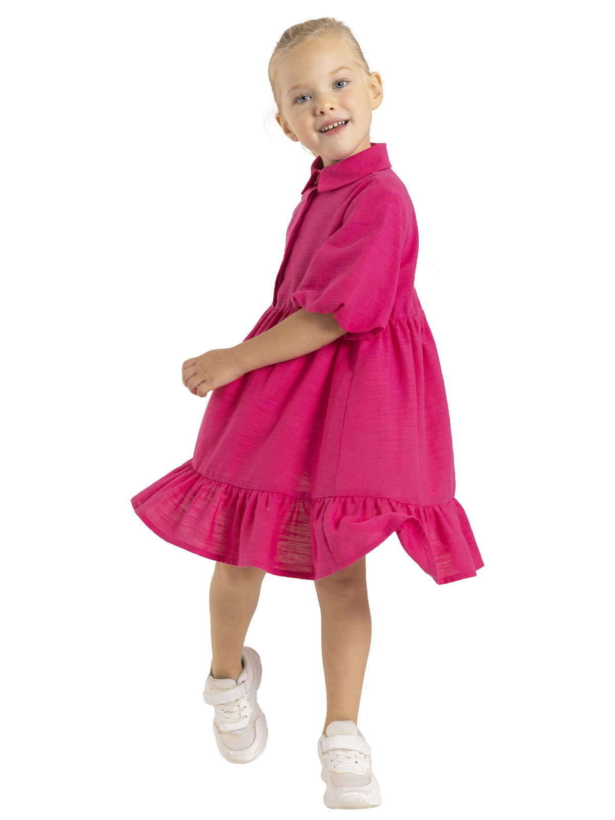 Платье для девочки О56869 (розовый)