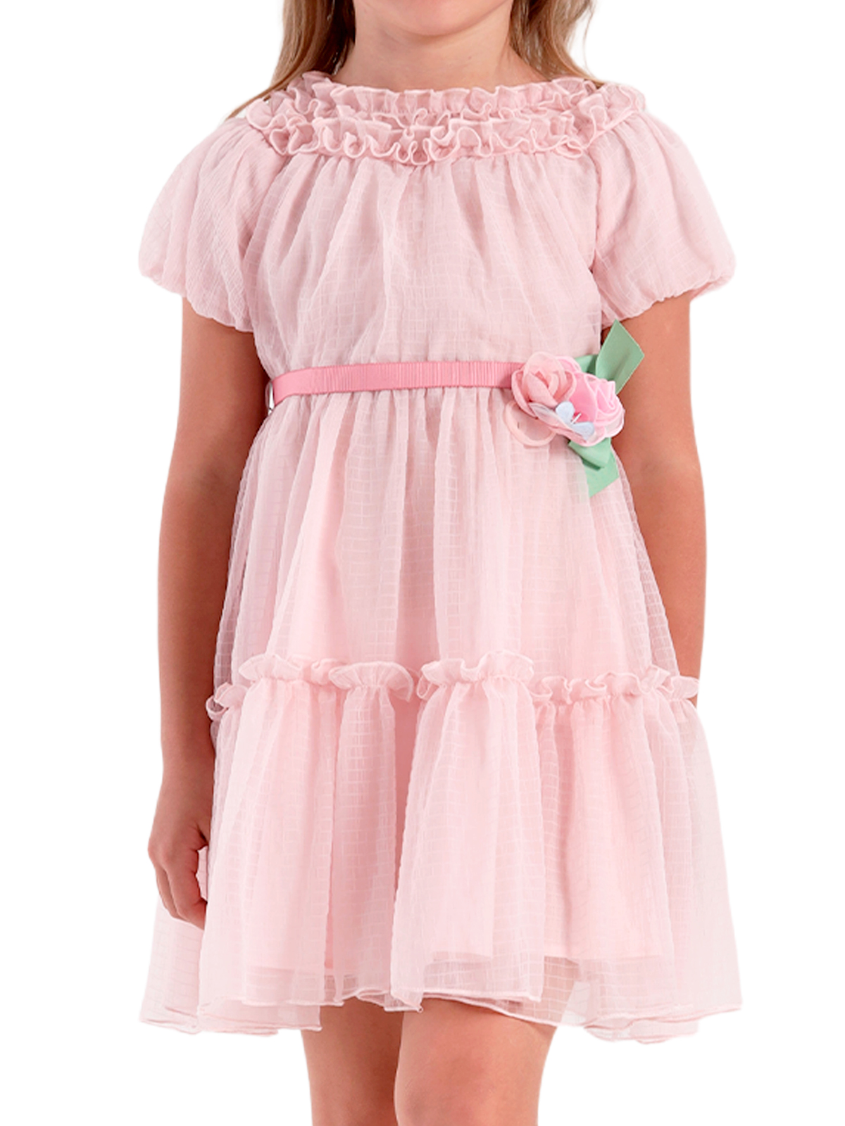 Платье для девочки О57241 (розовый)