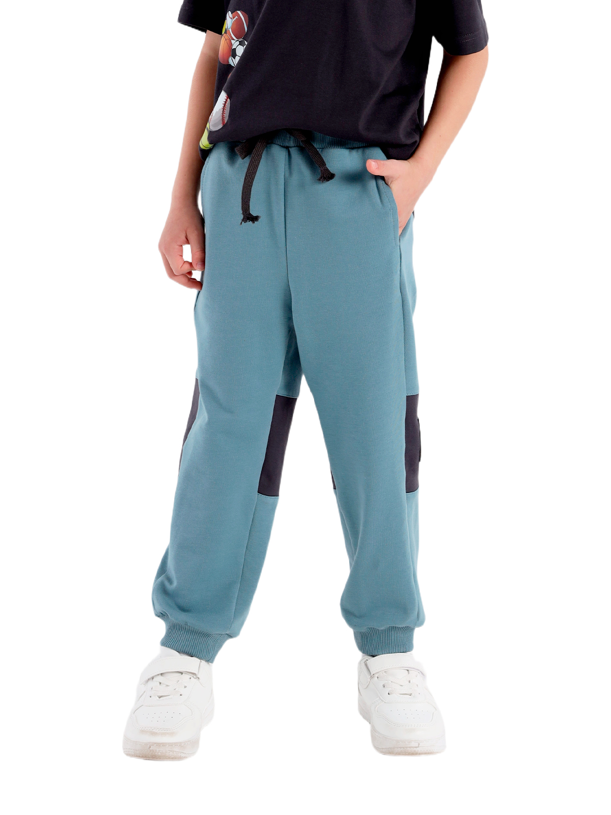 Брюки для мальчика О47325 (голубой)