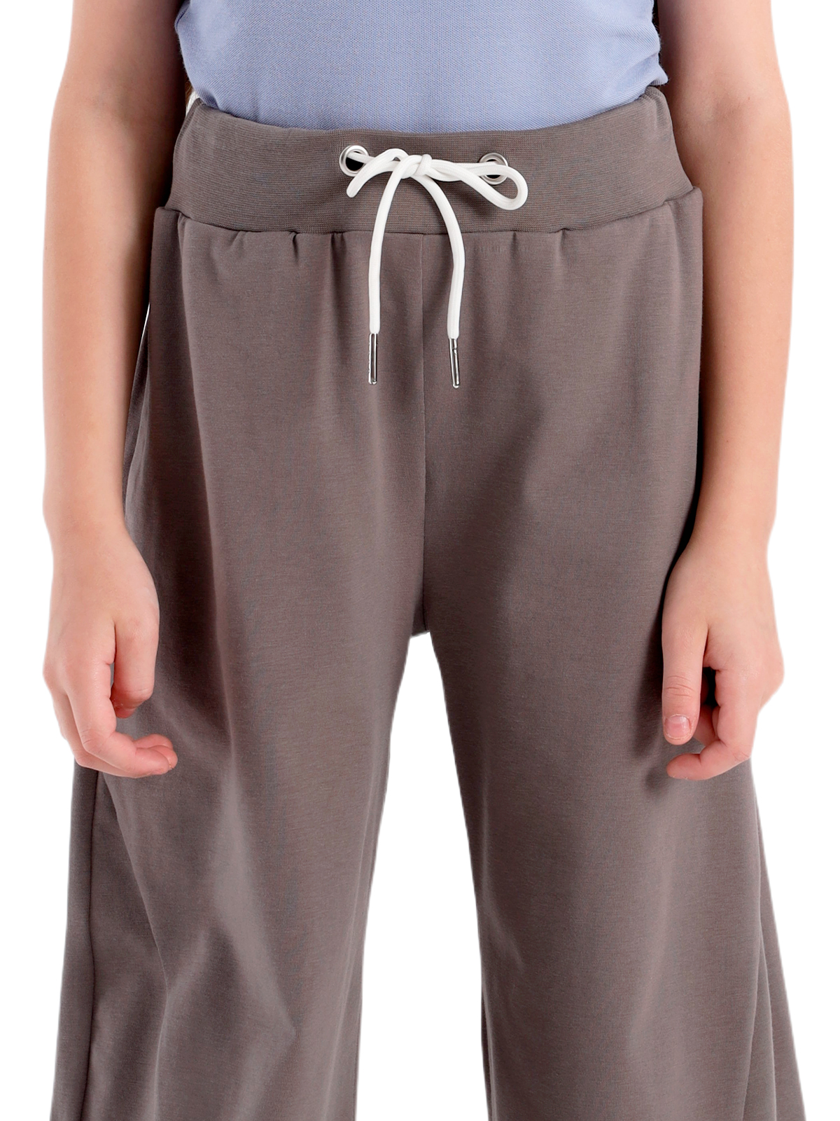 Брюки для девочки О57279 (серый)