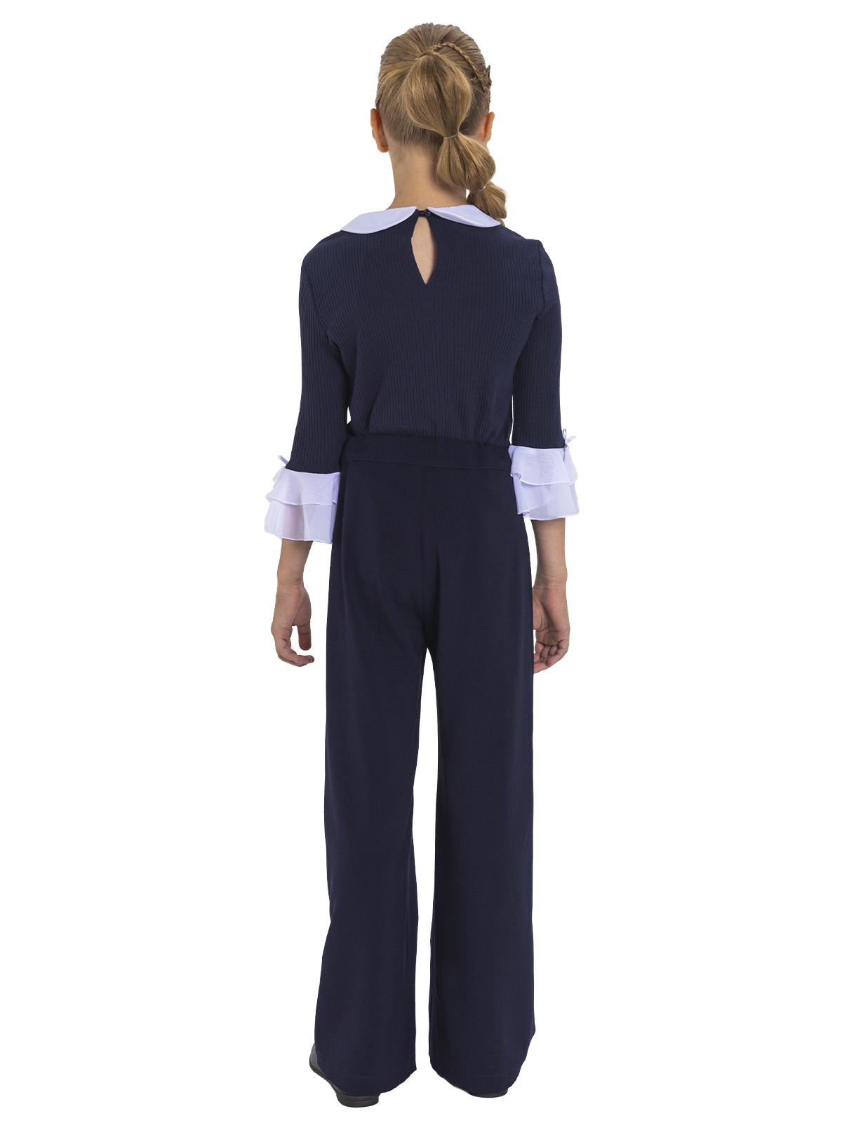 Брюки для девочки О76975 (синий)