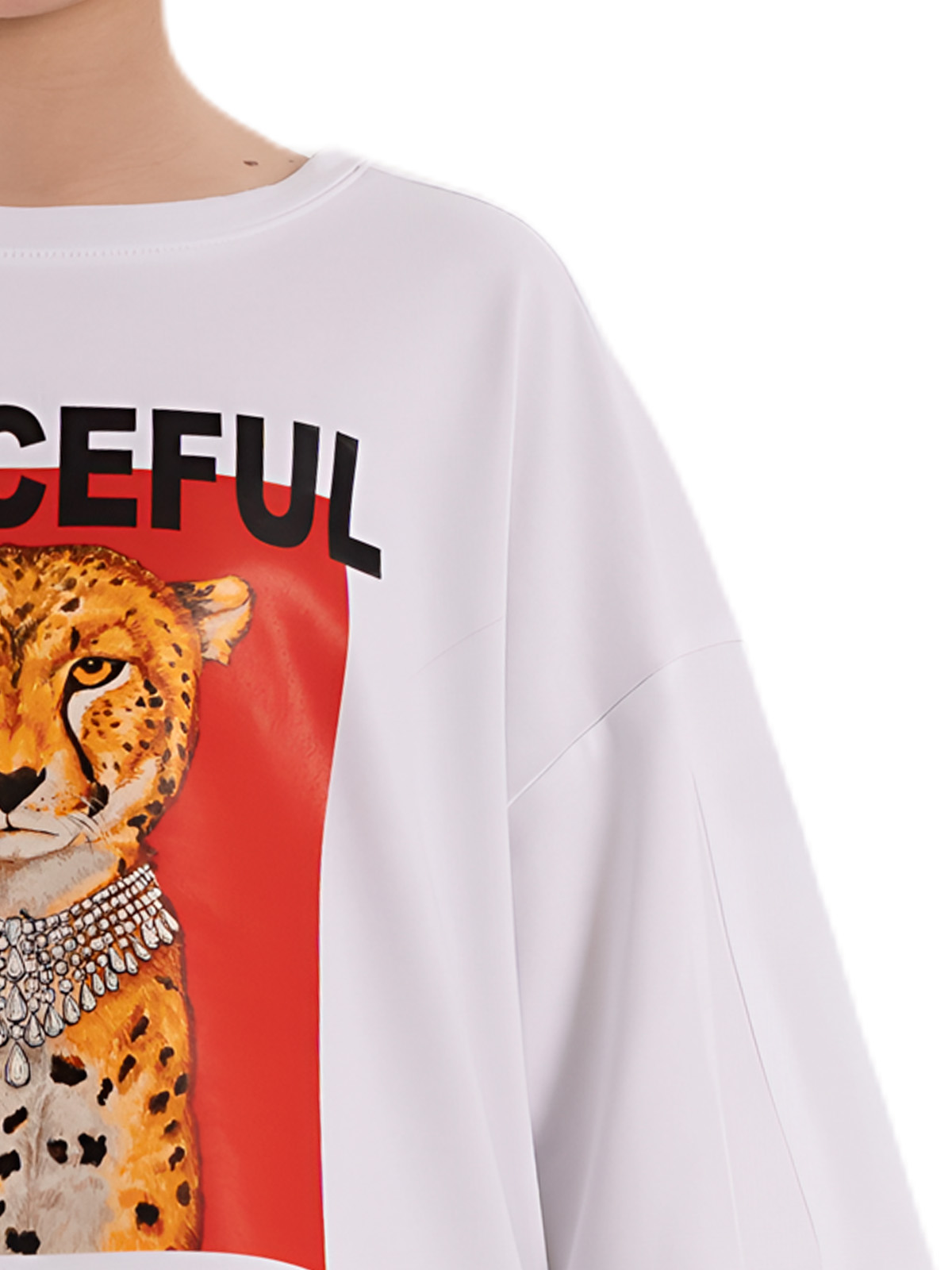 Джемпер для девочки О67079 (белый)