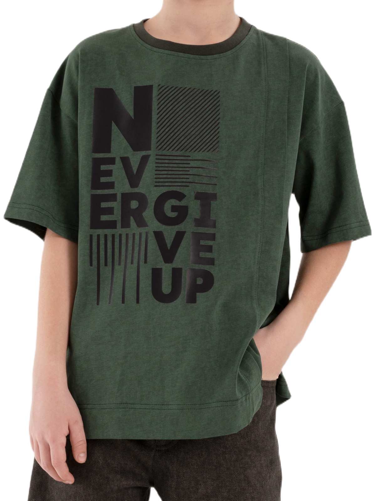 Джемпер для мальчика О37160 (зеленый)