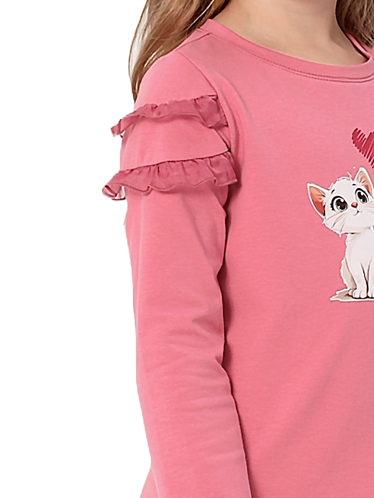 Джемпер для девочки О57307 (розовый)