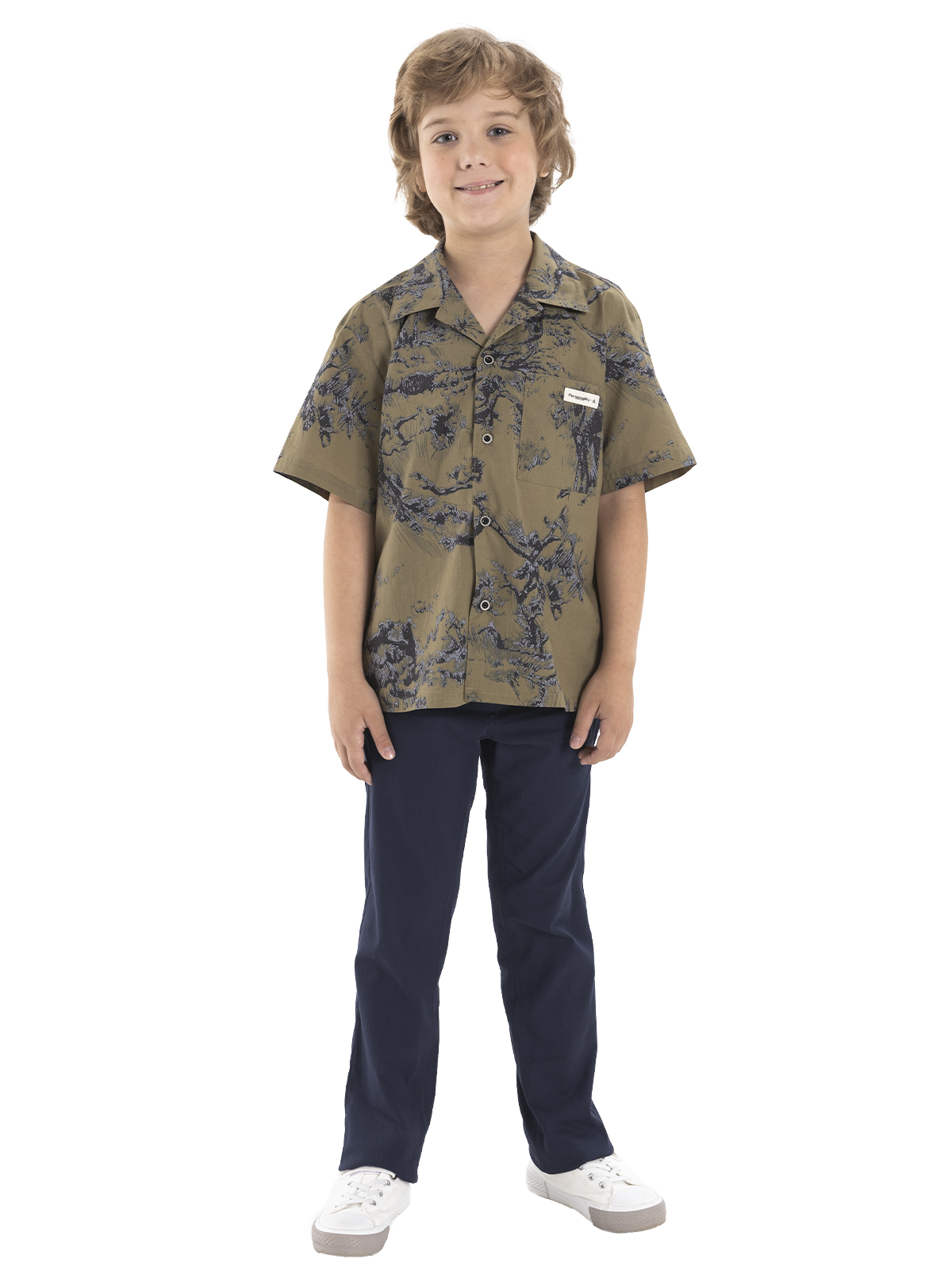 Брюки для мальчика О46945 (синий)