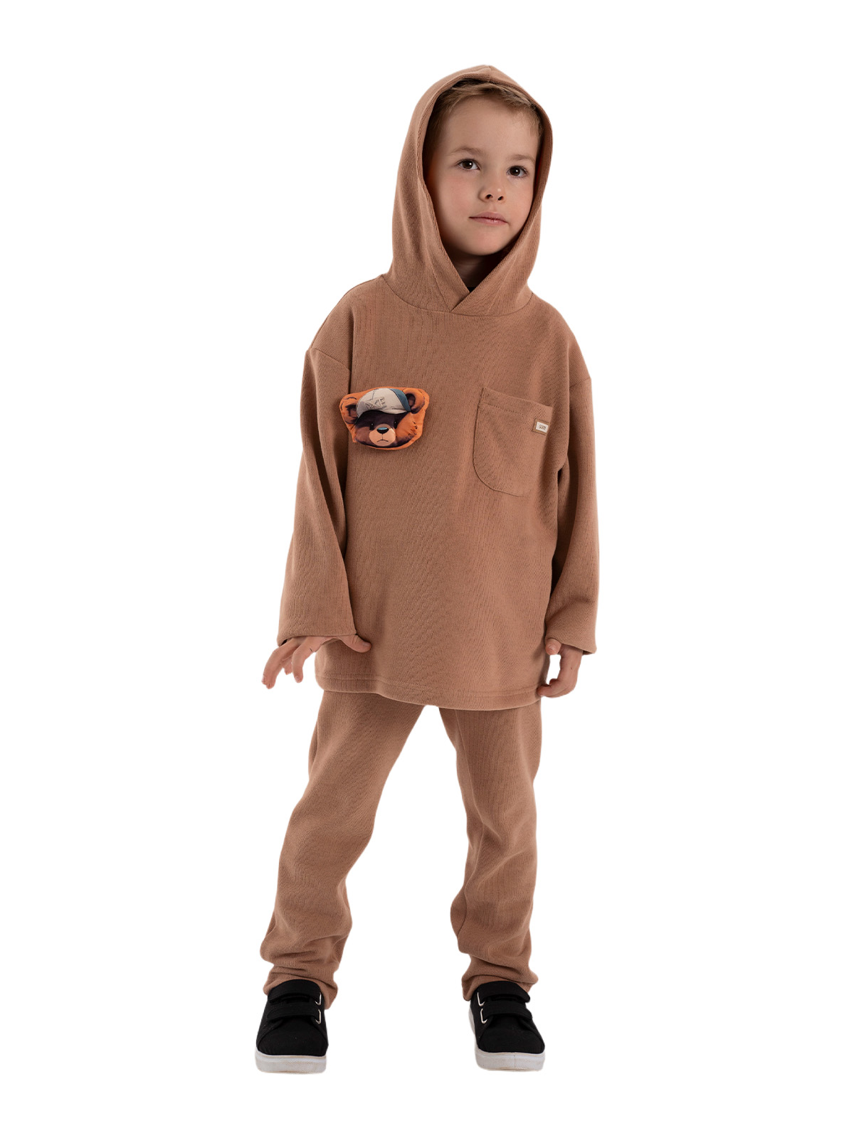 Джемпер для мальчика О37121 (коричневый)