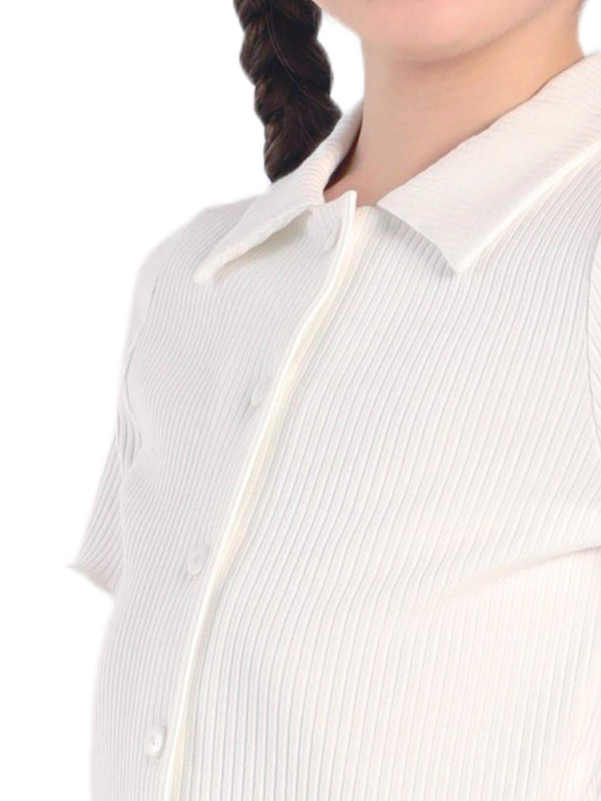 Блузка для девочки О76979 (белый)