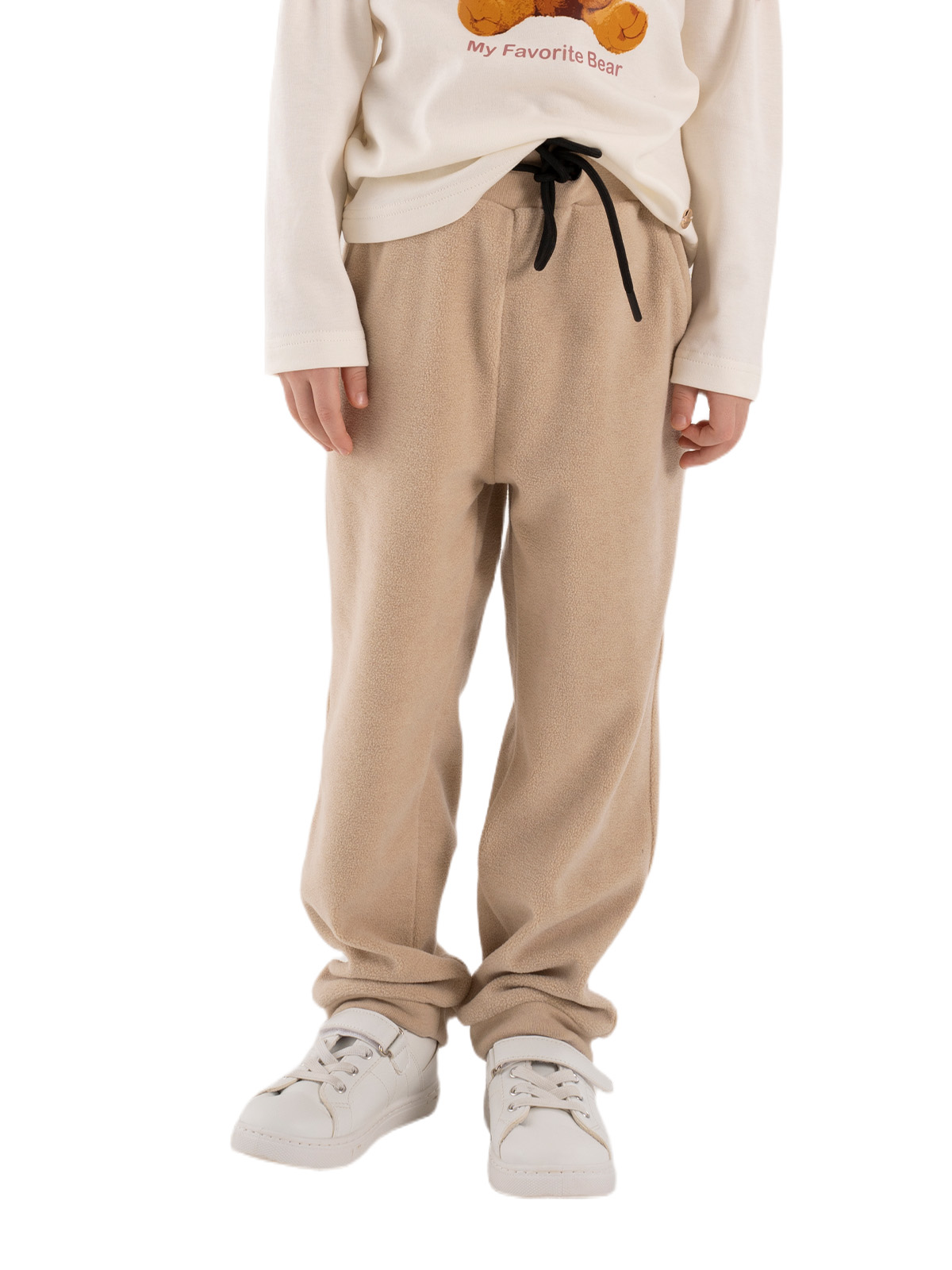 Брюки утепл. для девочки О67150 (бежевый)