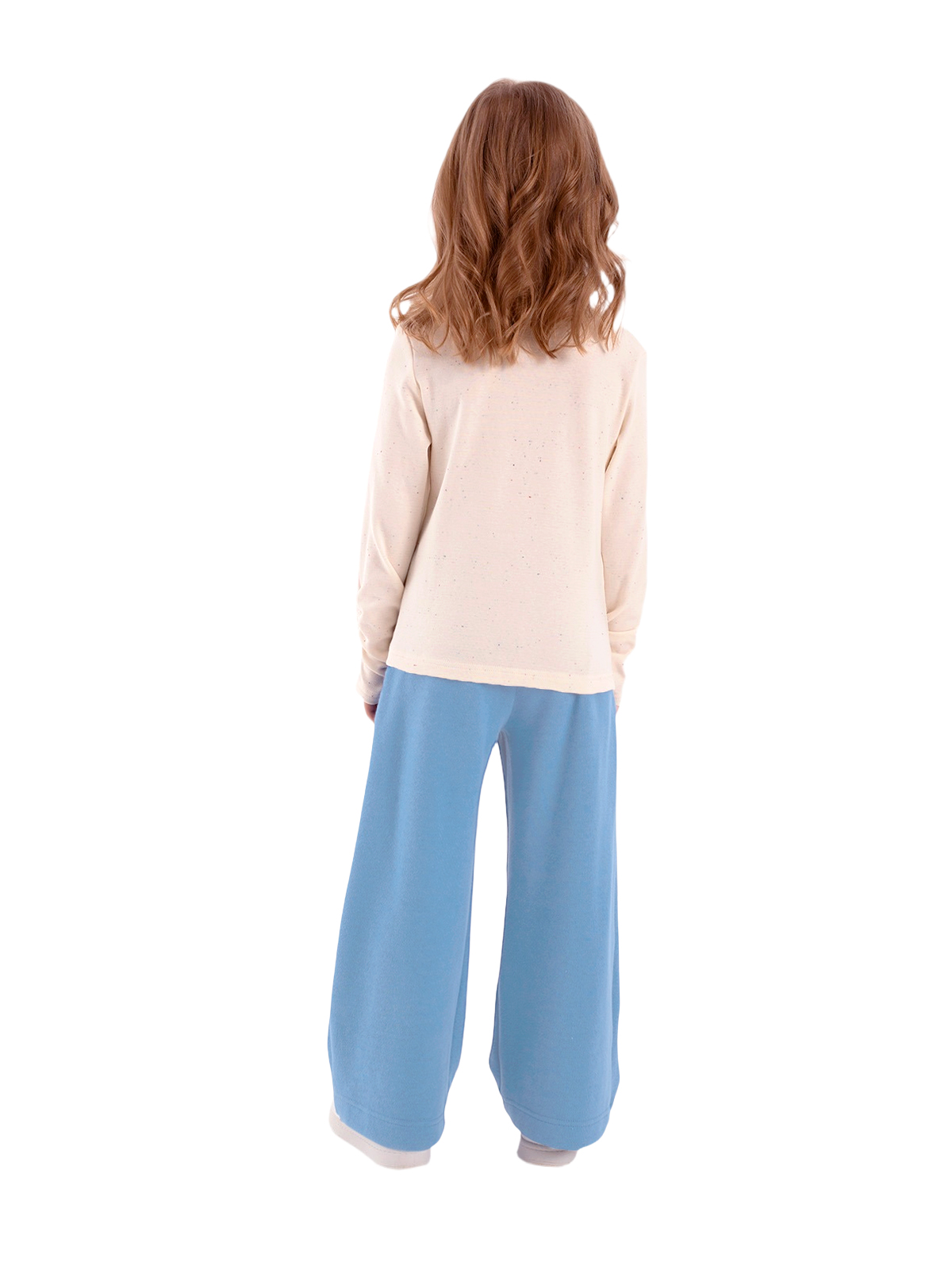 Джемпер для девочки О57394 (молочный-желтый)