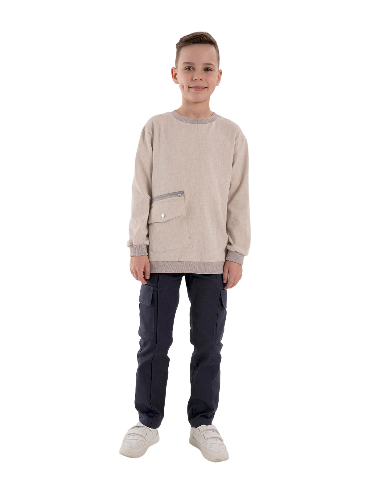 Брюки для мальчика О36668 (синий)