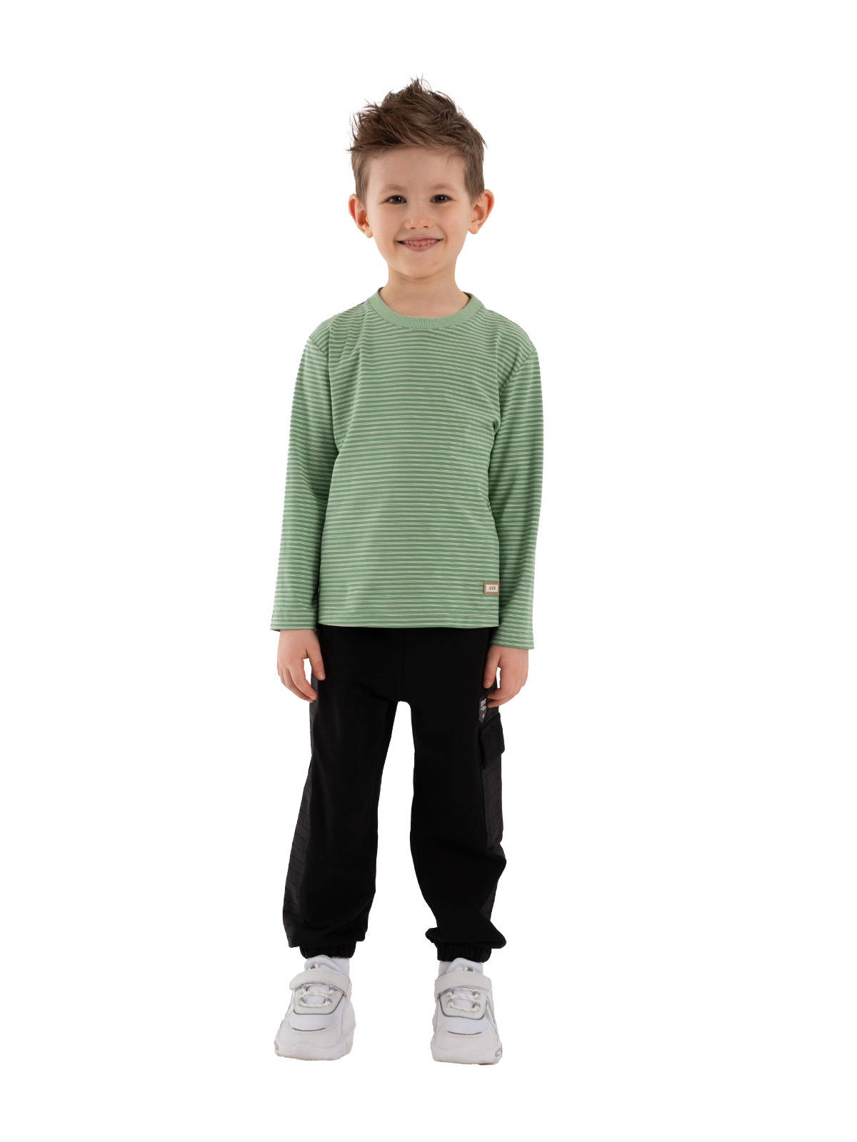 Брюки для мальчика О36697 (черный)