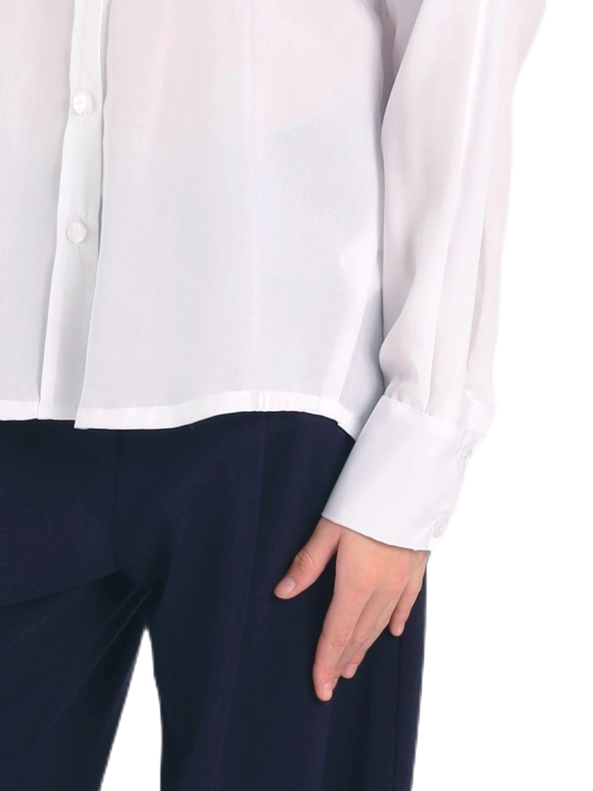 Блузка для девочки О76457 (белый)