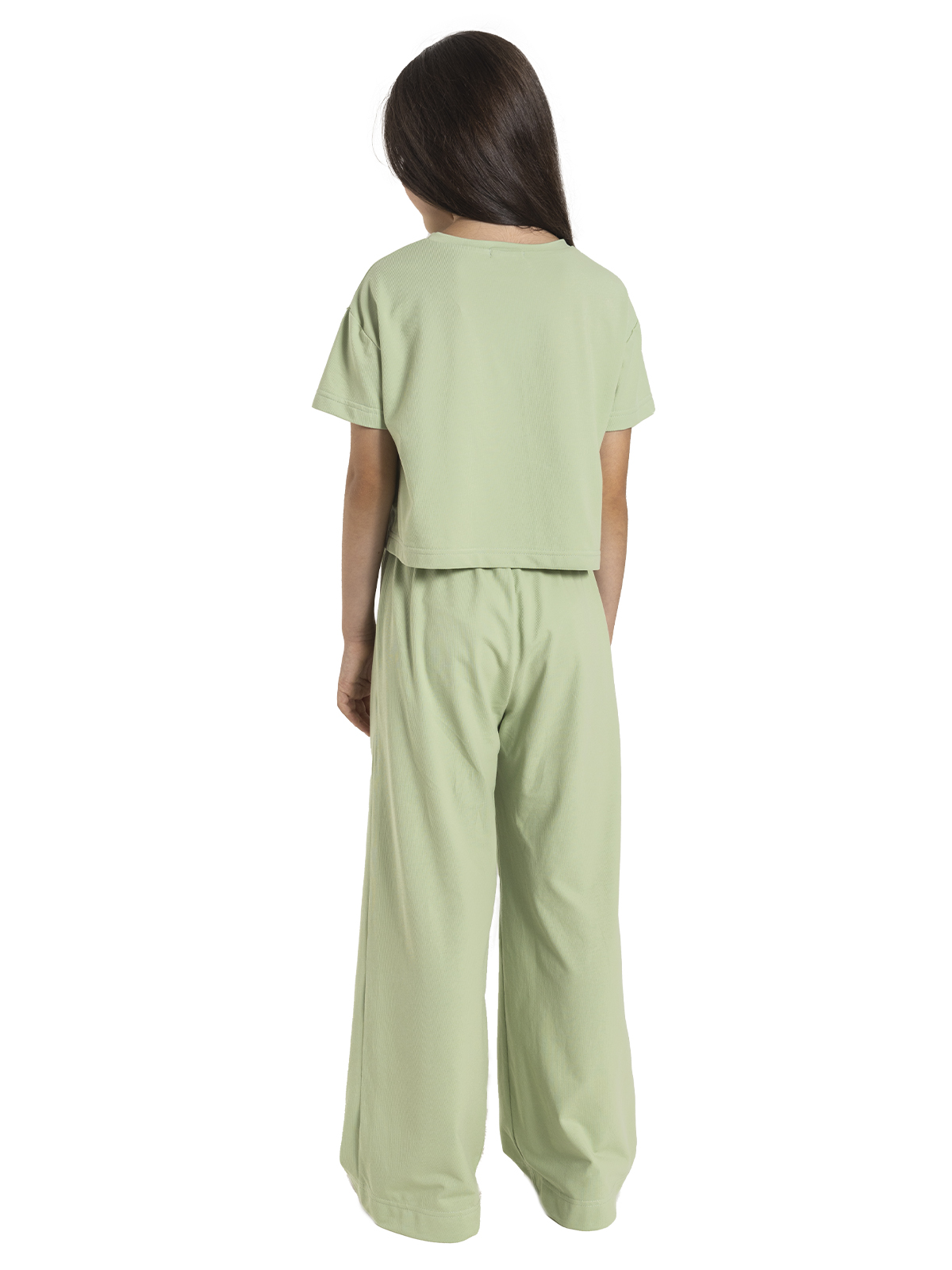 Комп.:джемп.,брюки для девочки О56910 (зеленый)