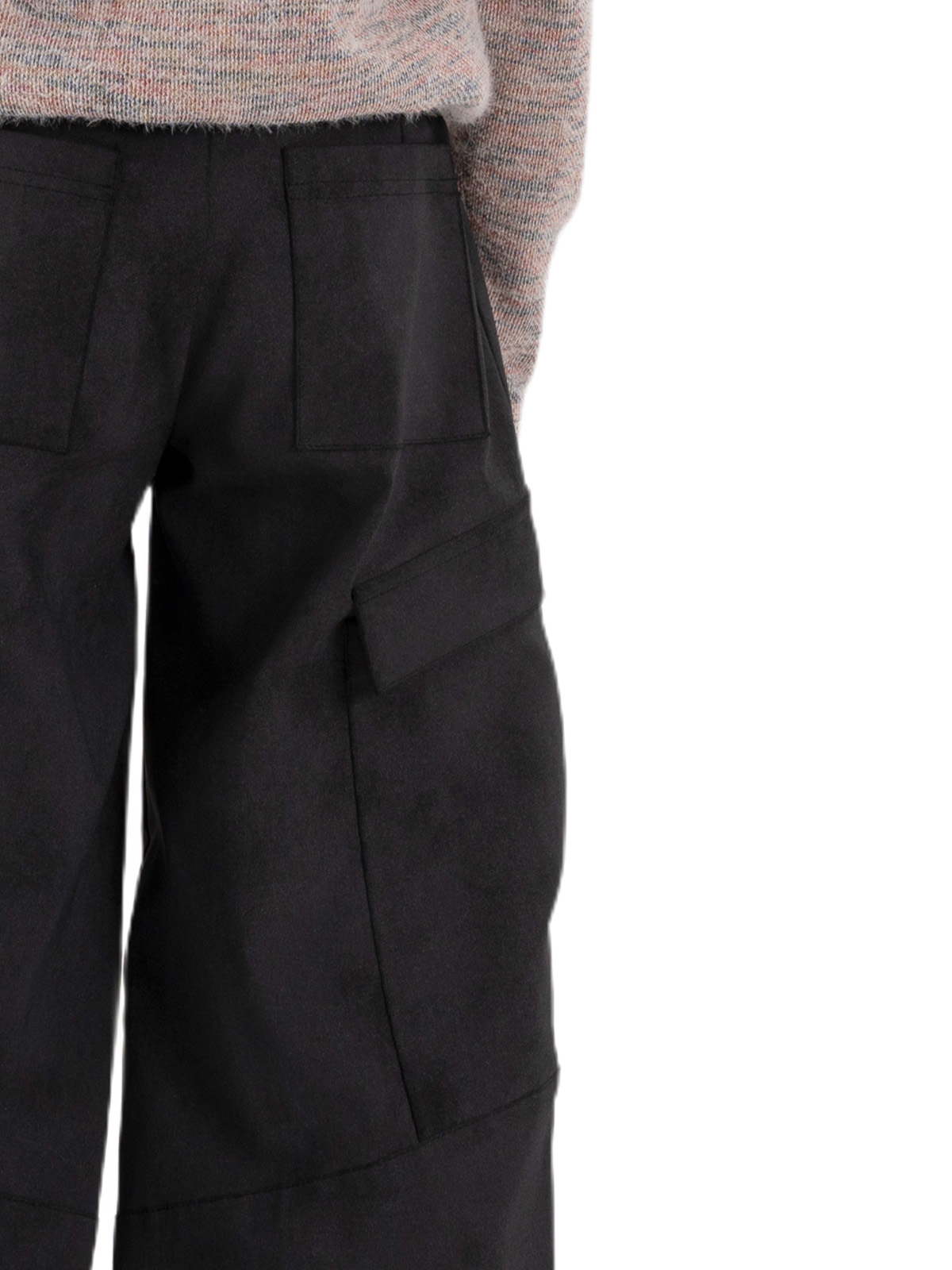 Брюки для девочки О67080 (черный)