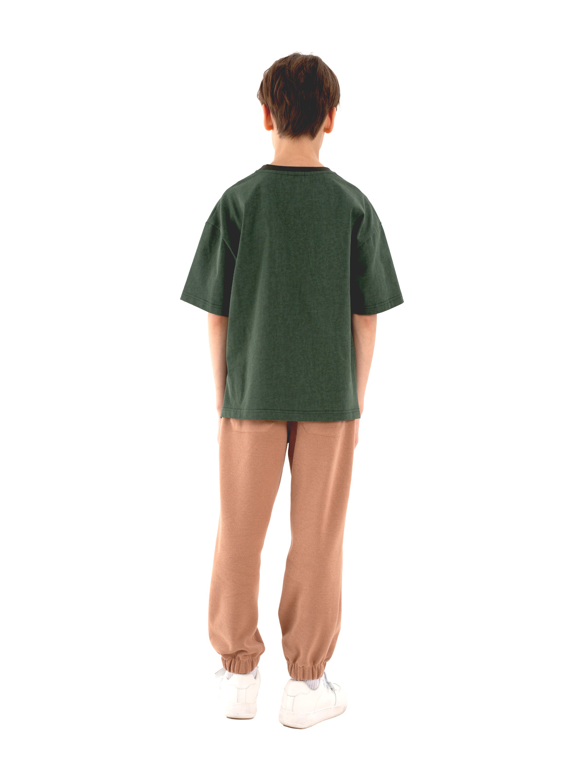 Брюки для мальчика О37170 (коричневый)