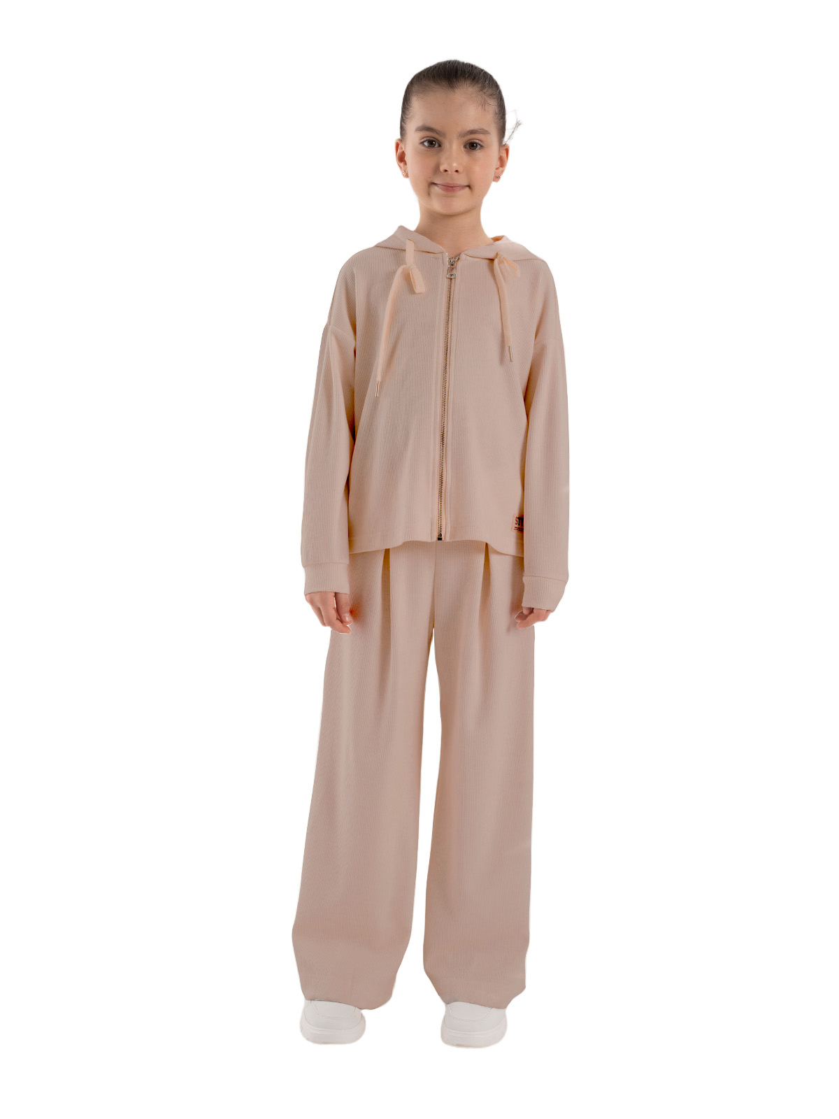 Джемпер для девочки О67077 (бежевый)