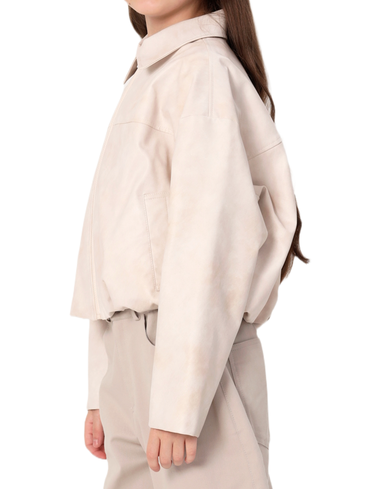 Куртка для девочки О57273 (бежевый)