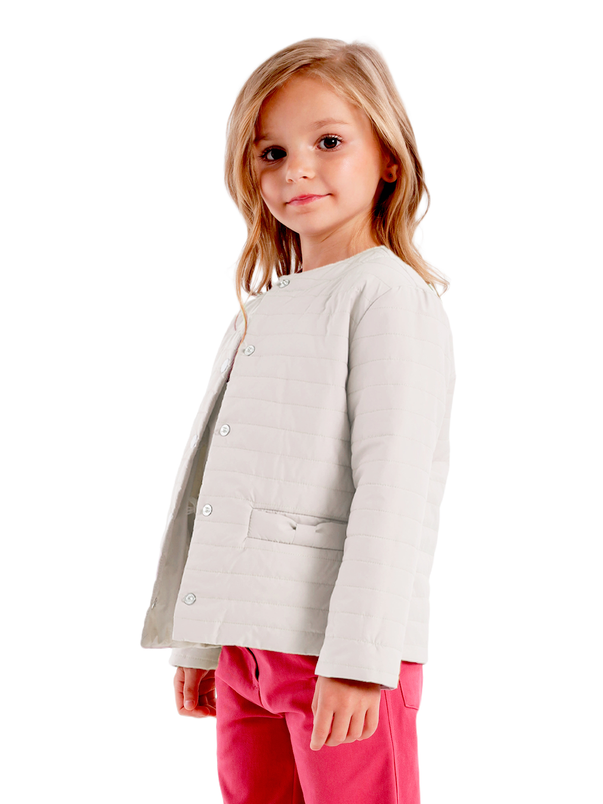 Куртка для девочки О57299 (молочный)