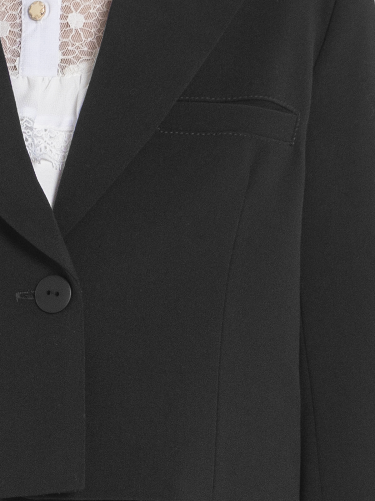 Жакет для девочки О77003 (черный)