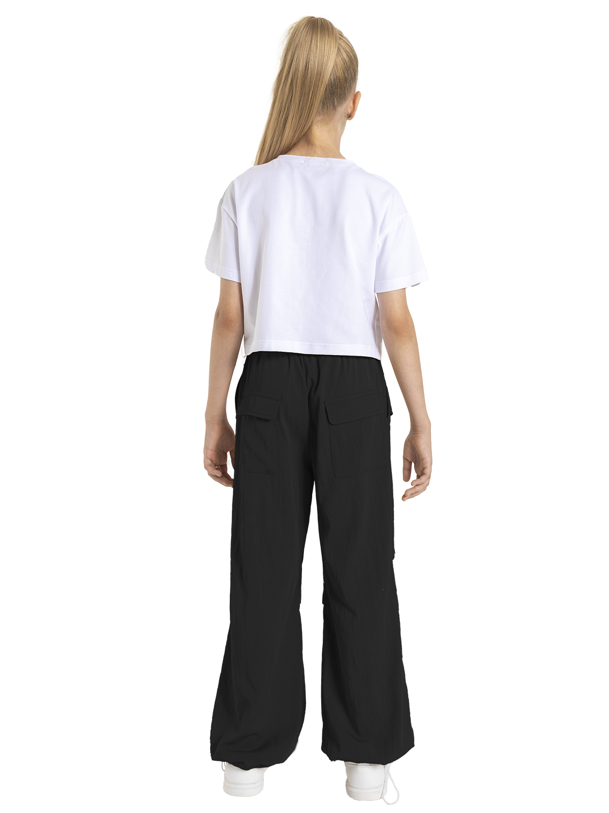 Брюки для девочки О56917 (черный)