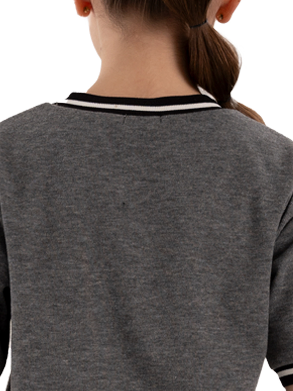 Джемпер для девочки О67071 (серый)