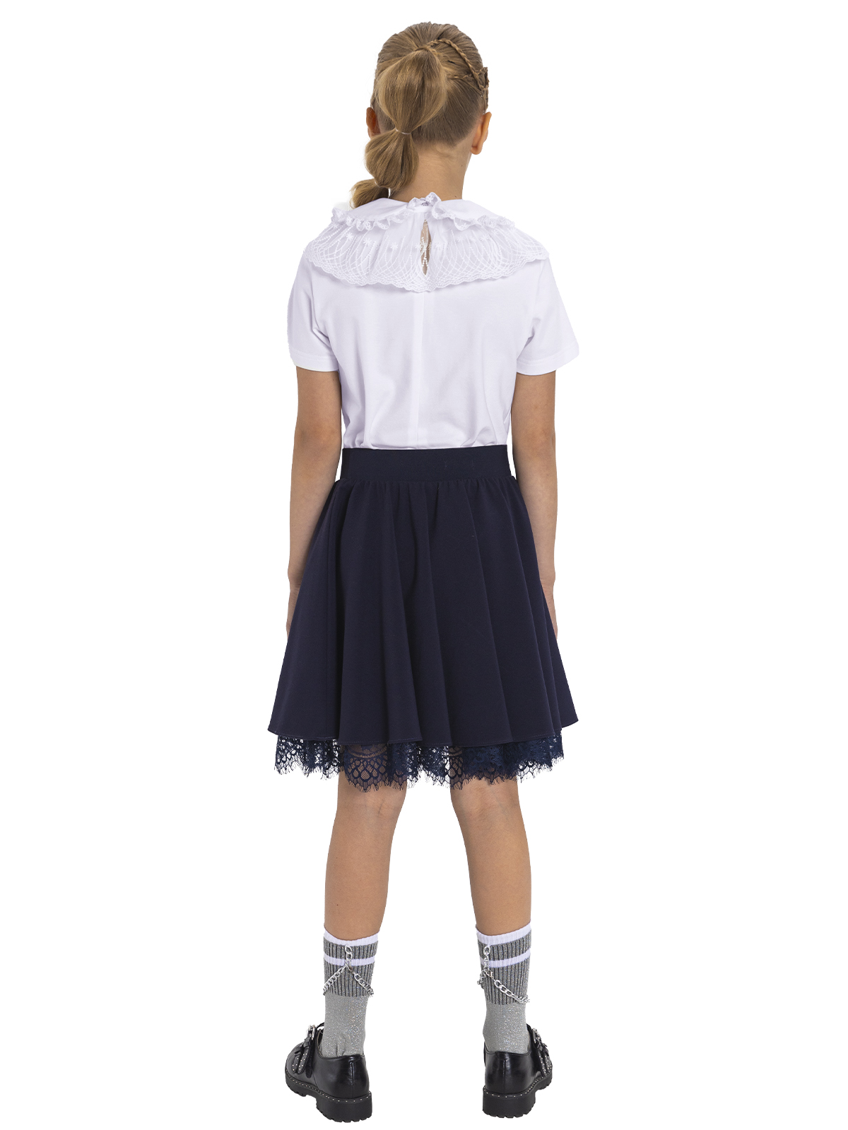 Блузка для девочки О76977 (белый)