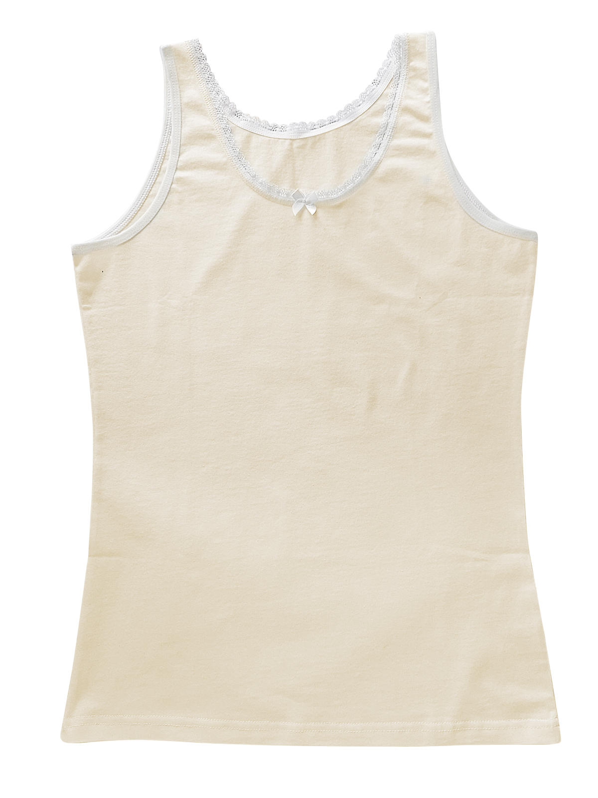 Майка для девочки 04003 (молочный)