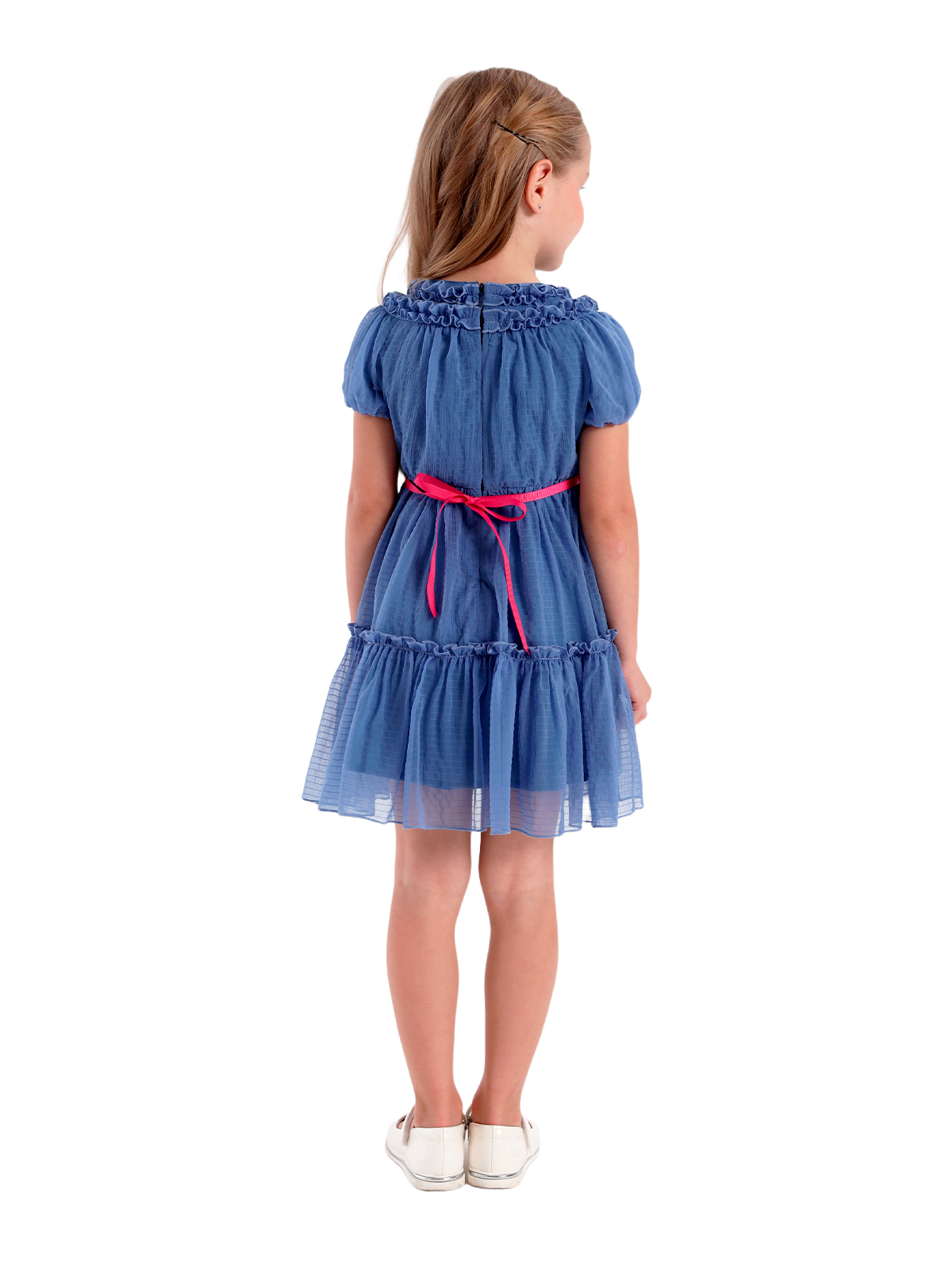 Платье для девочки О57241 (синий)