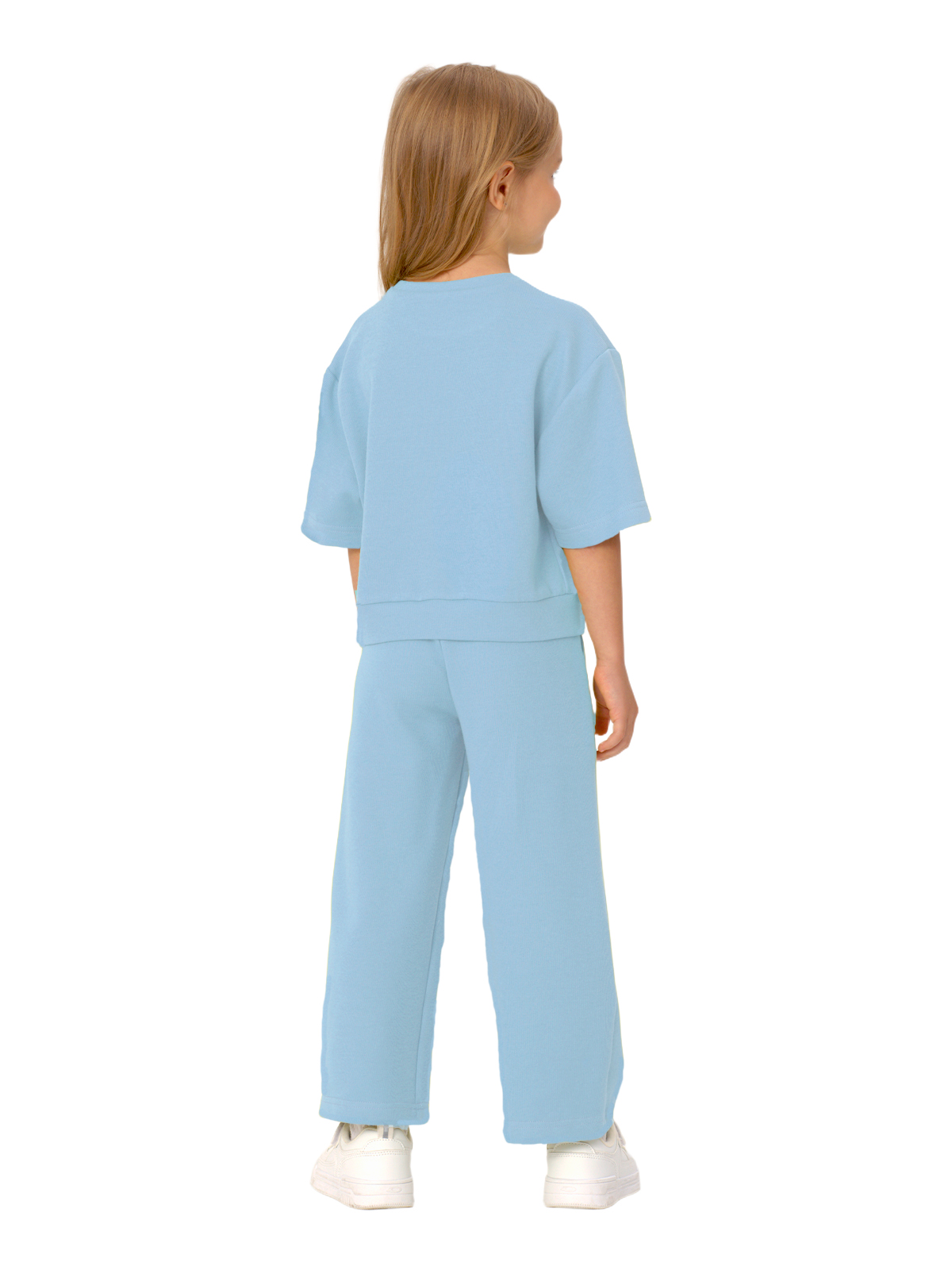 Комп.:джемп.,брюки для девочки О57300 (голубой)