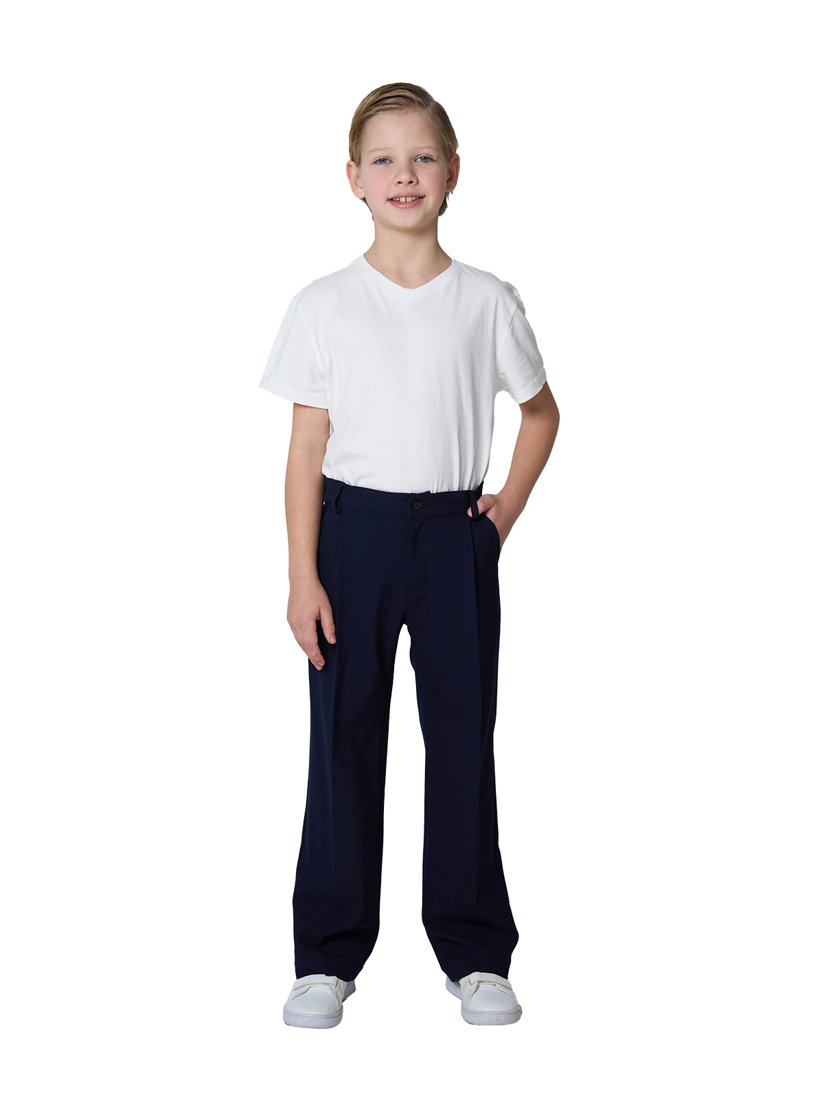 Брюки для мальчика О17057 (синий)