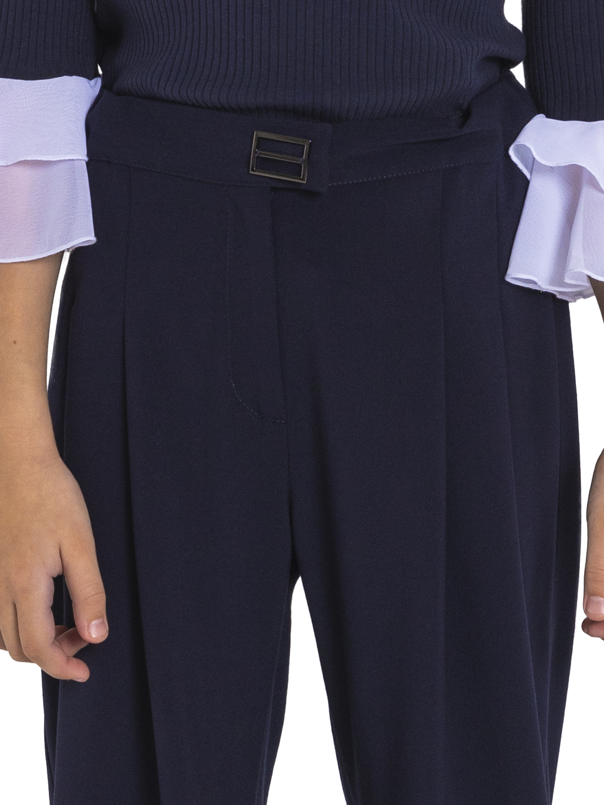 Брюки для девочки О76975 (синий)