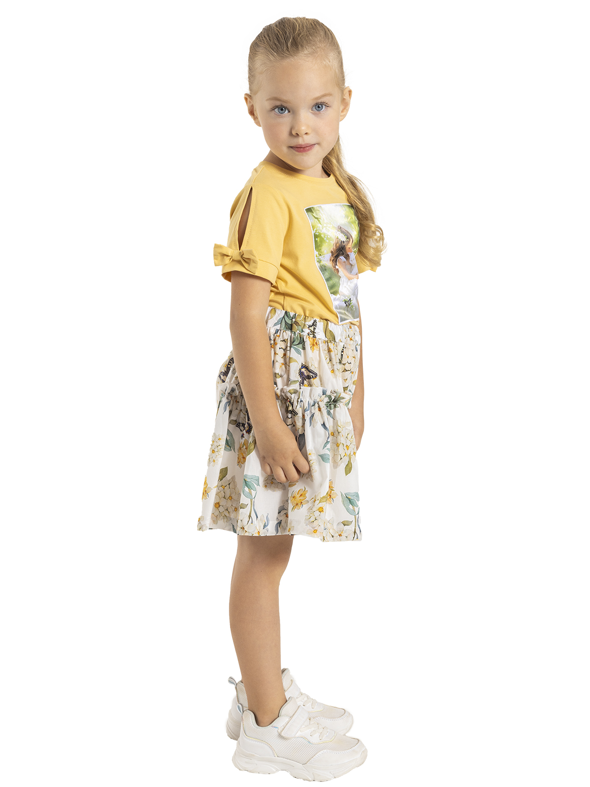 Джемпер для девочки О56905 (желтый)