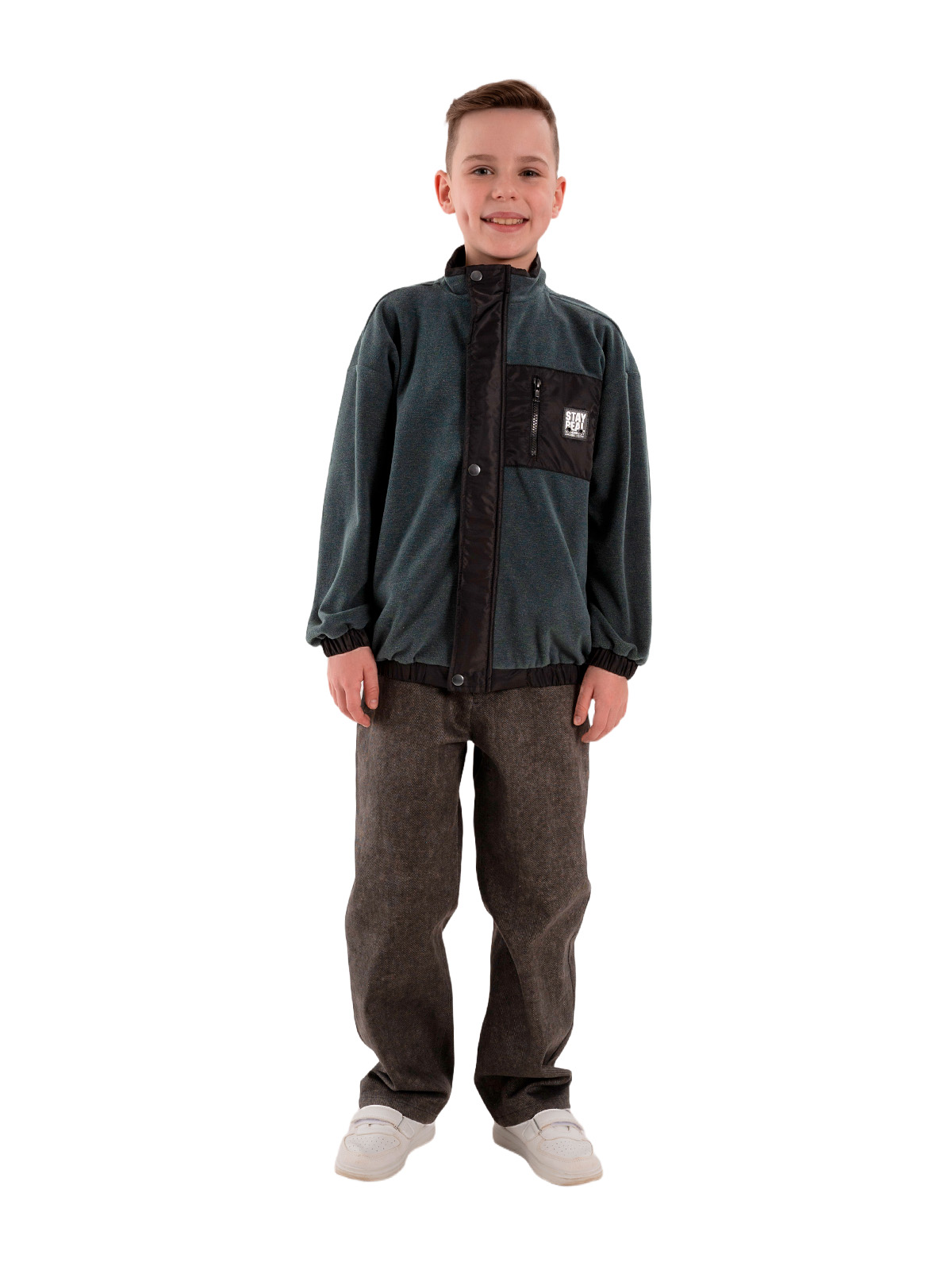 Куртка для мальчика О37161 (зеленый)